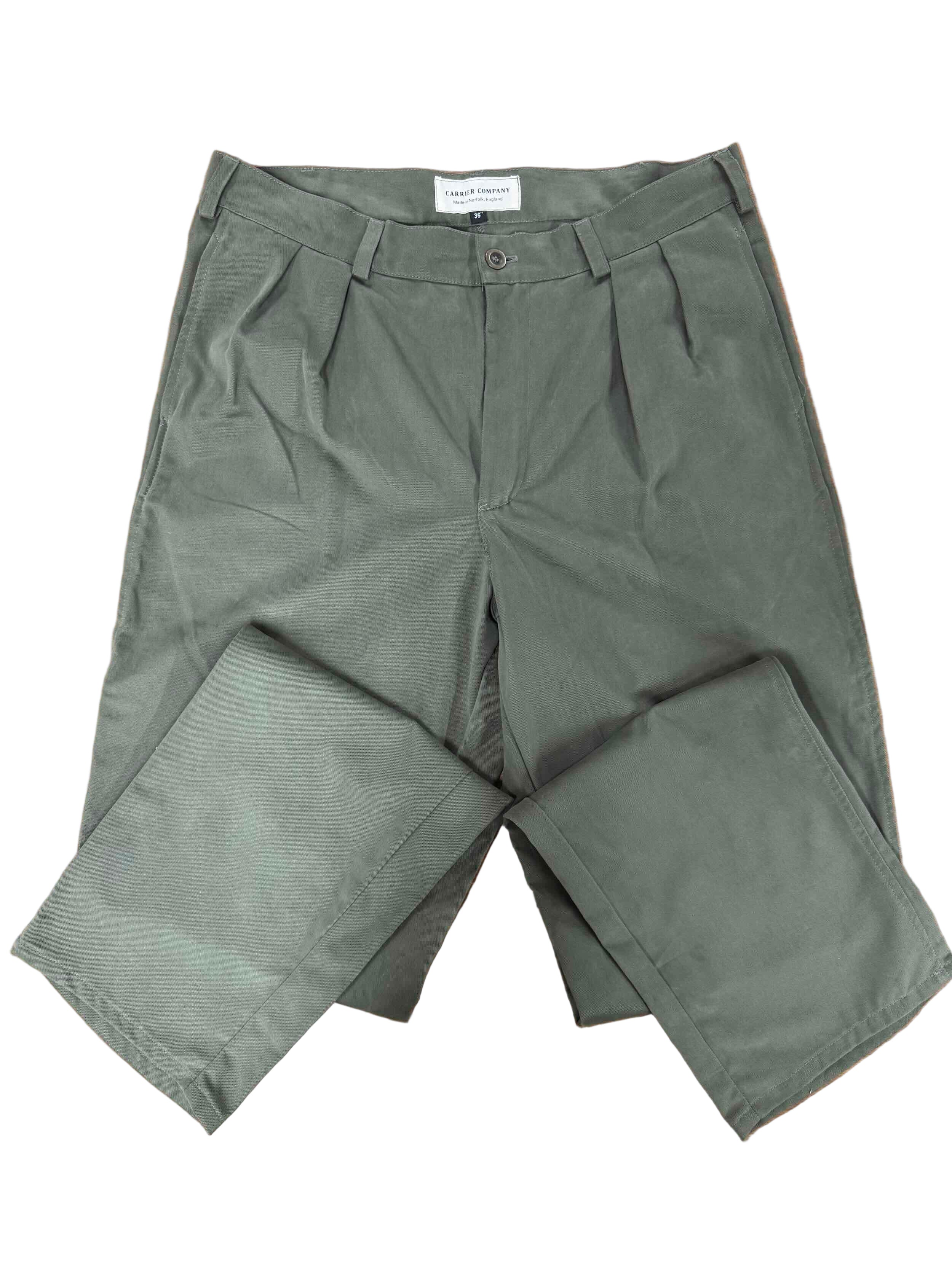 Carrier Company Classic Trouser In Olive Twill