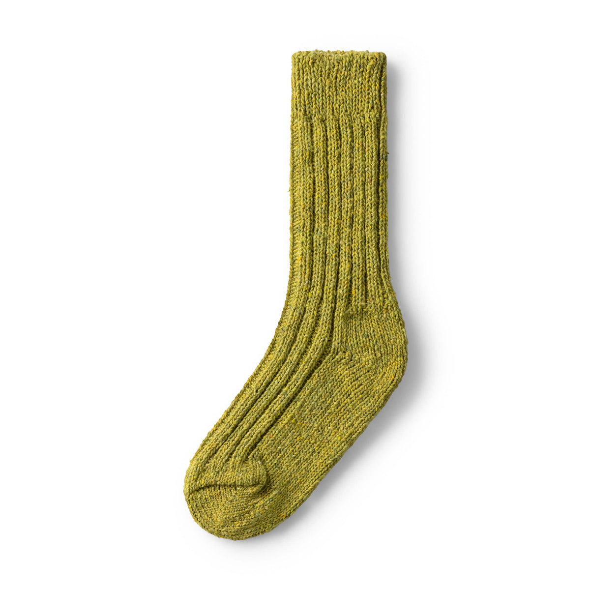 Carrier Company Crew Length Wool Walking Sock in Guacamole