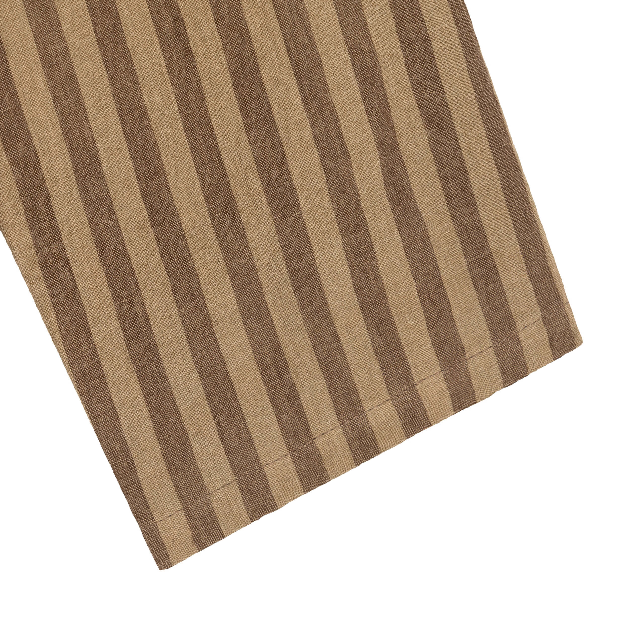 Carrier Company Irish Linen Pyjamas In Tobacco Stripe