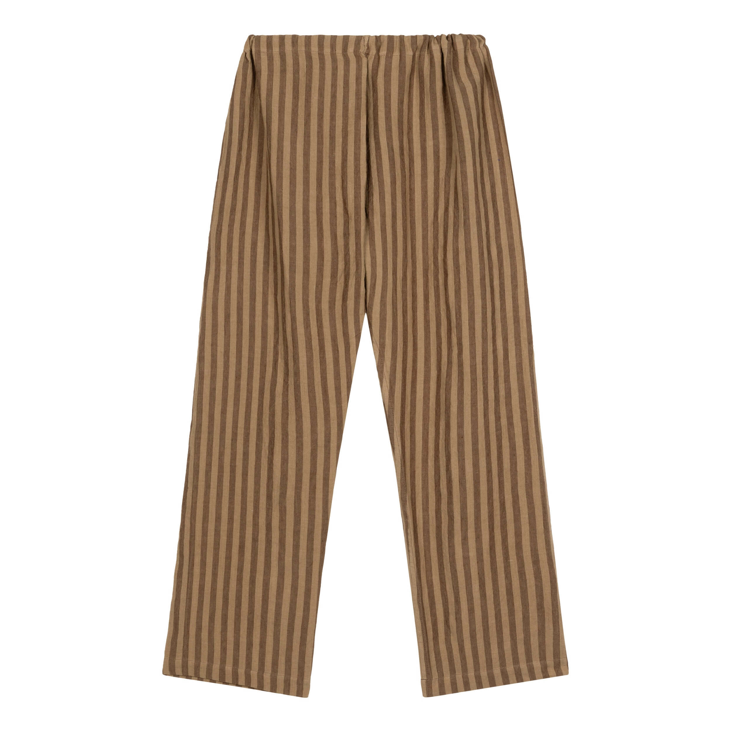 Carrier Company Irish Linen Pyjamas In Tobacco Stripe