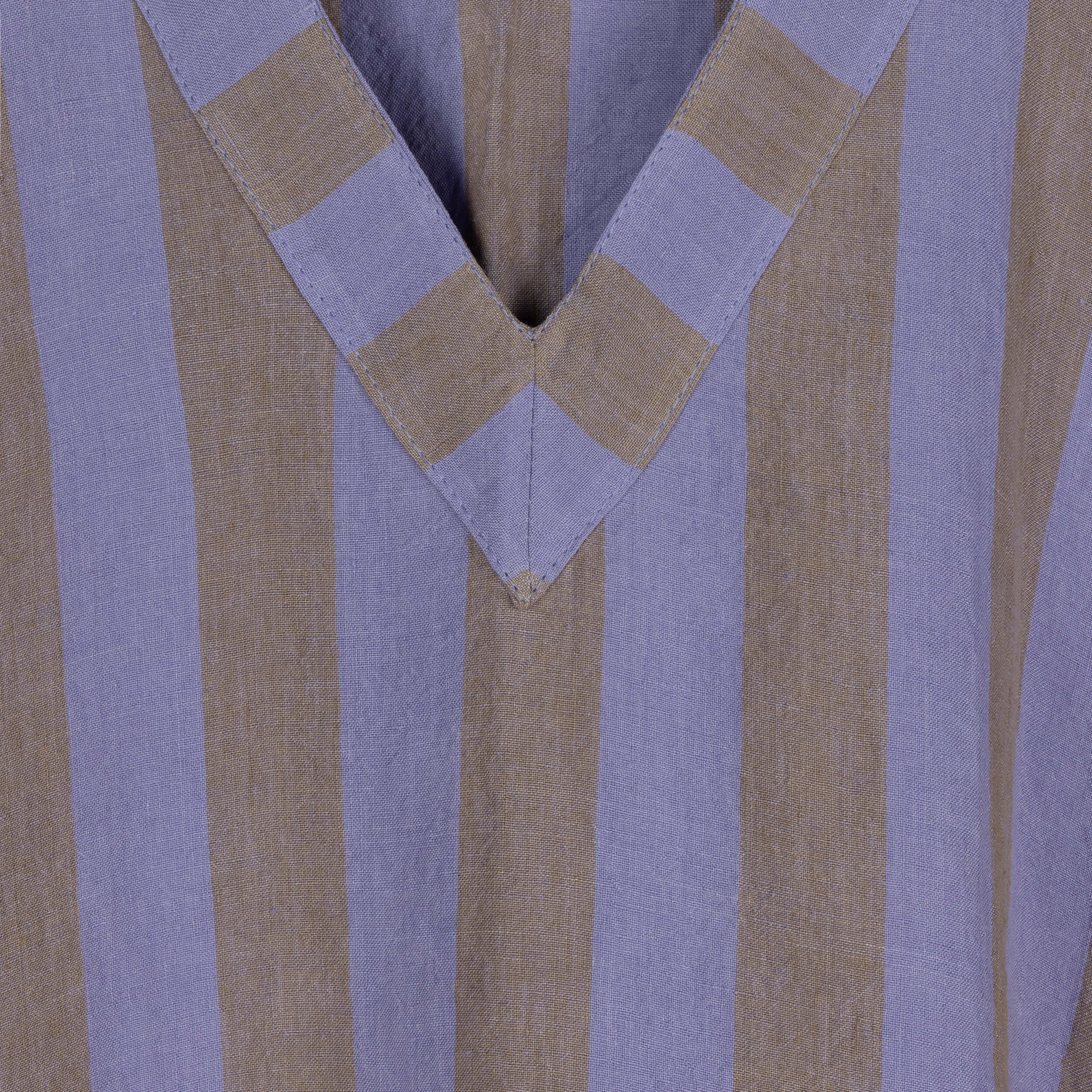 Carrier Company Dish-Dash In Striped Linen