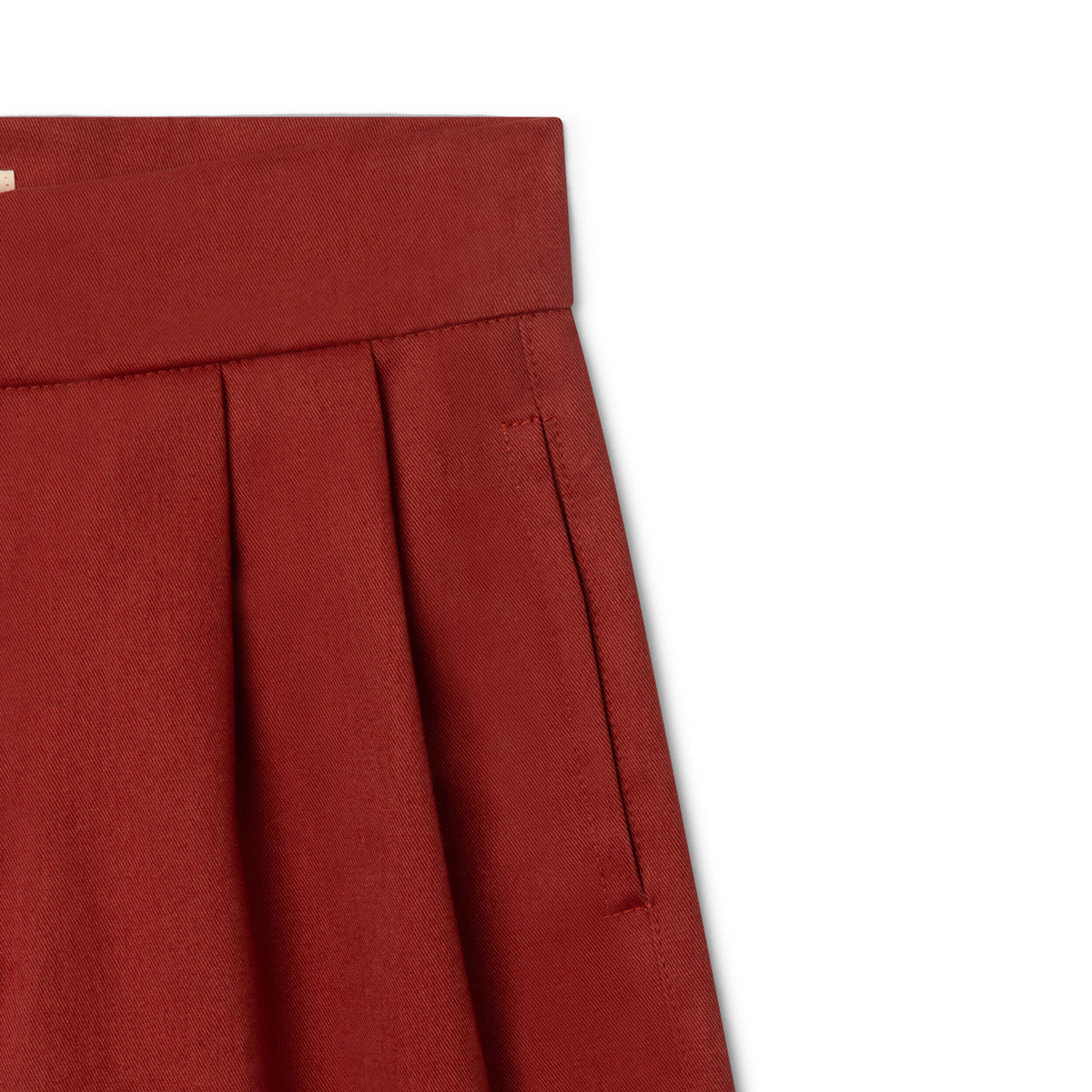 Ladies Shorts In Terracotta