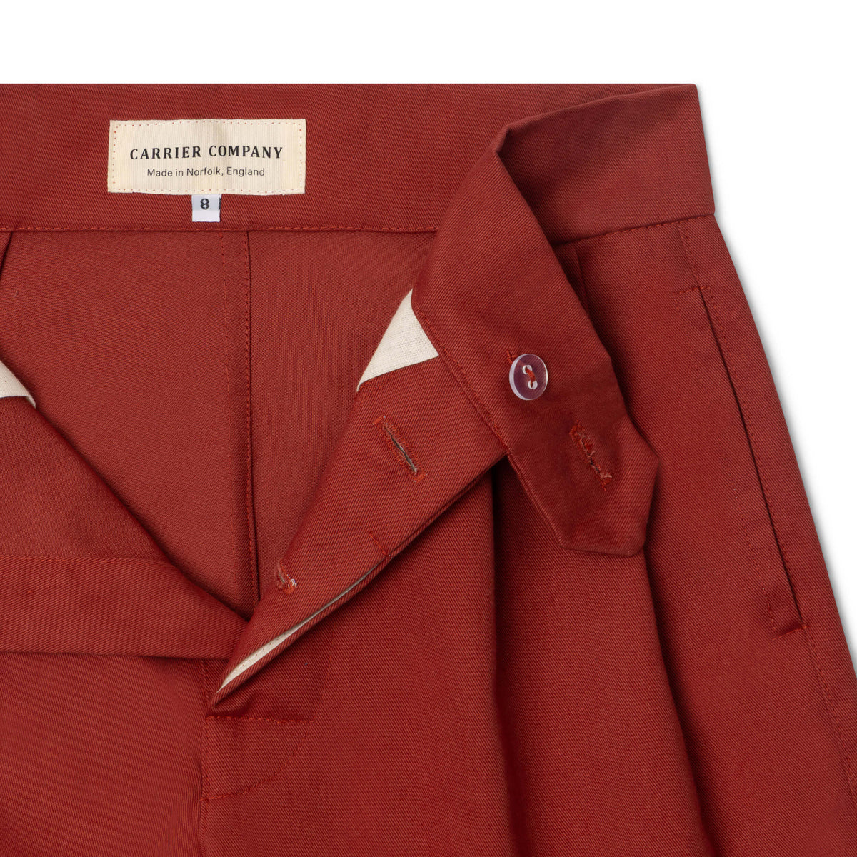 Ladies Shorts In Terracotta