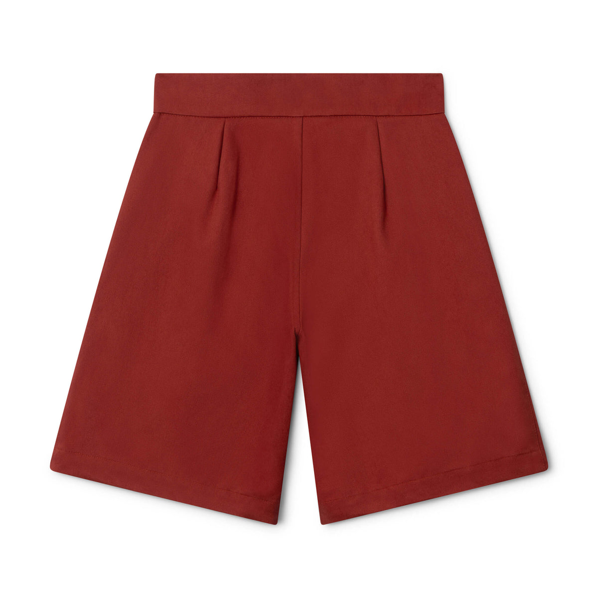 Ladies Shorts In Terracotta