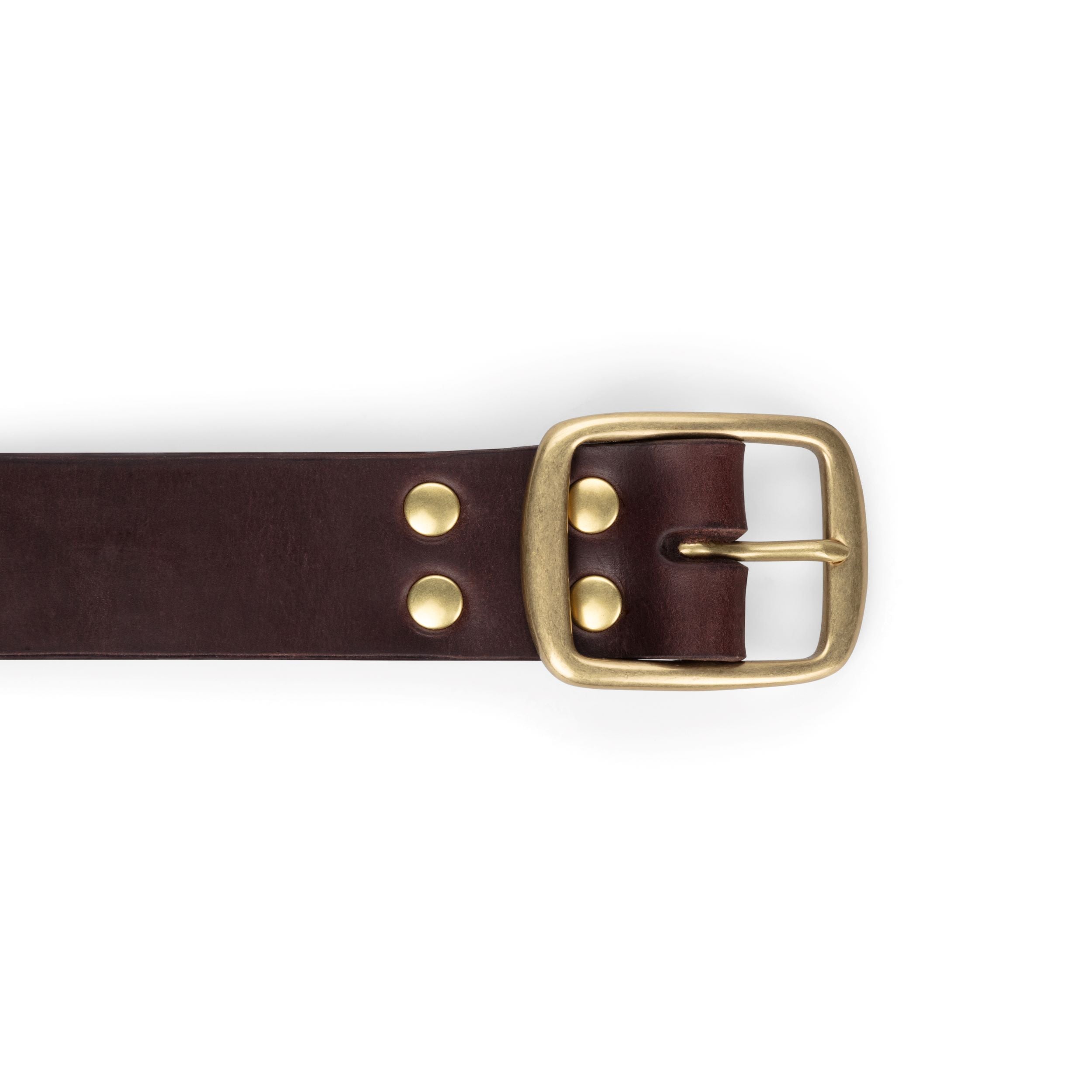 Carrier Company x Barnes and Moore Garrison Belt in Oak Bark