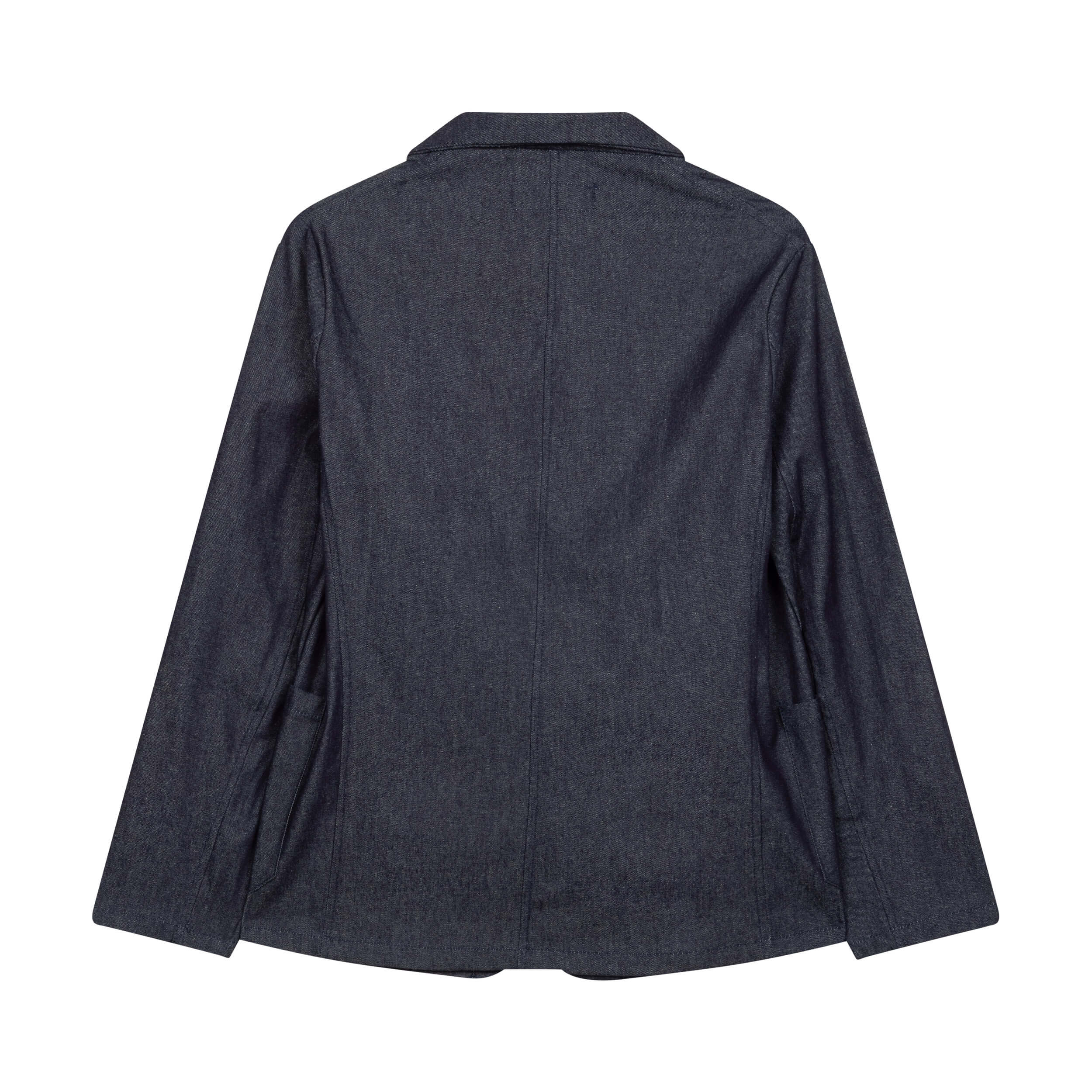 Three Button Jacket in Denim