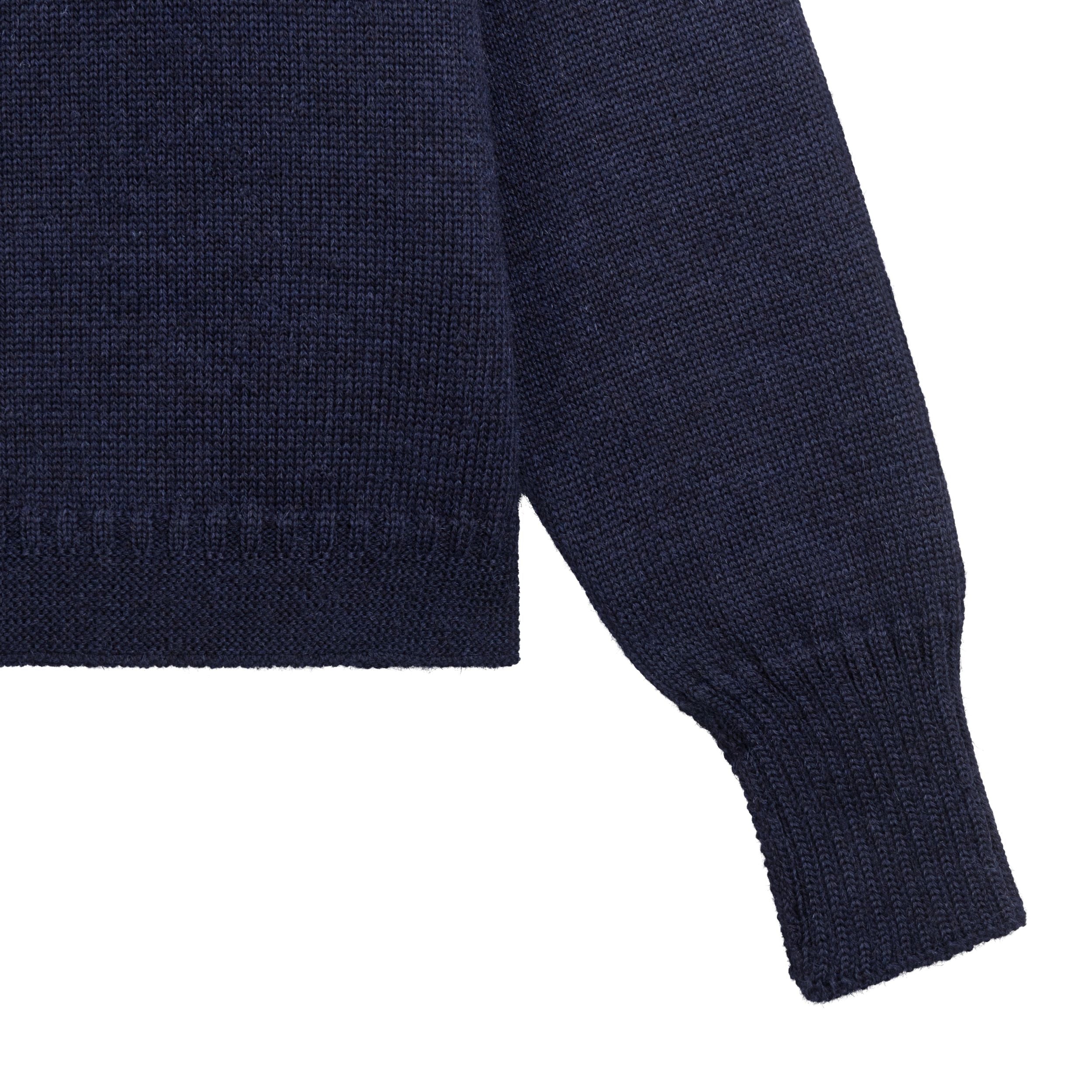 Carrier Company Le Tircoteur Premium Cropped Guernsey in Navy