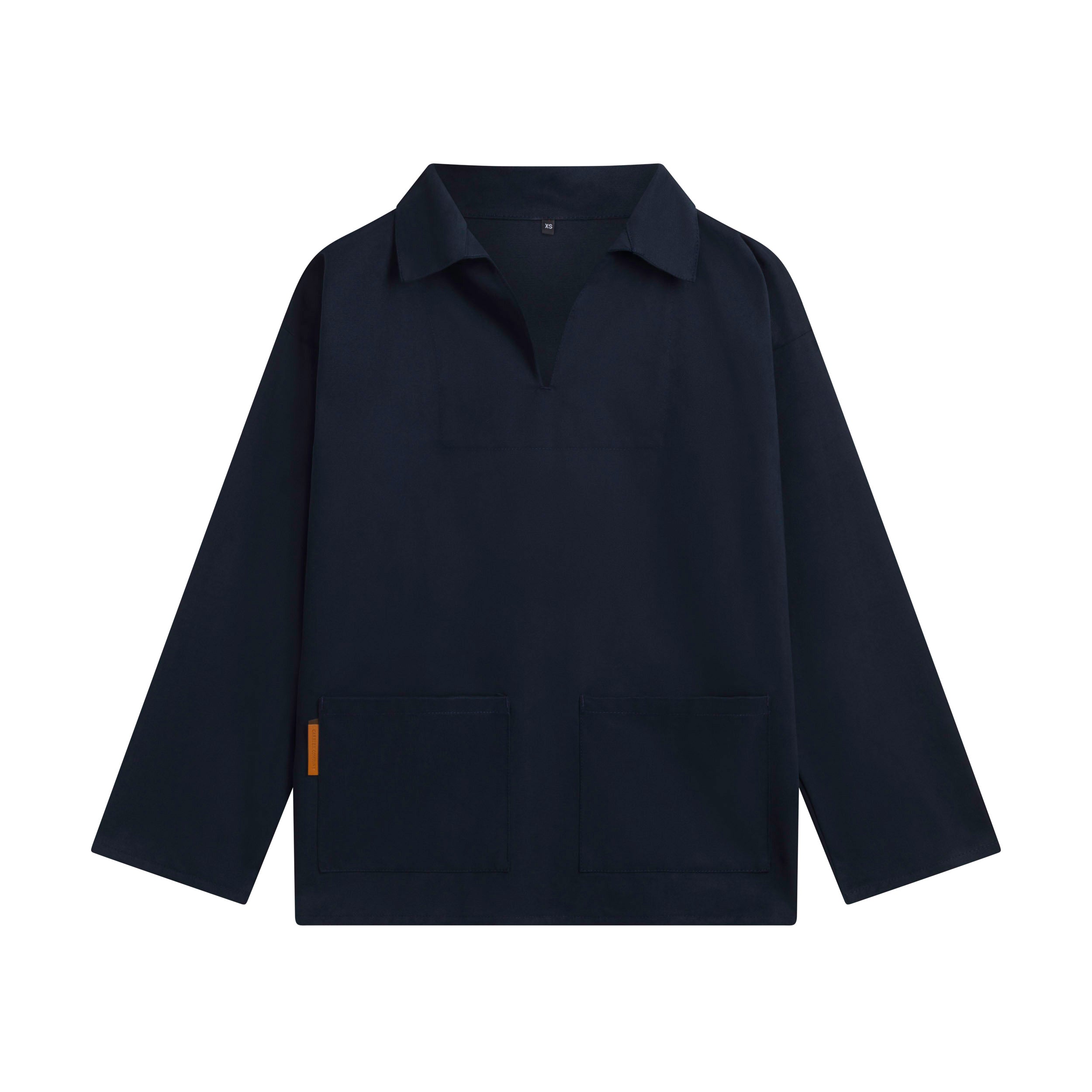 Carrier Company V- Neck Smock in Navy