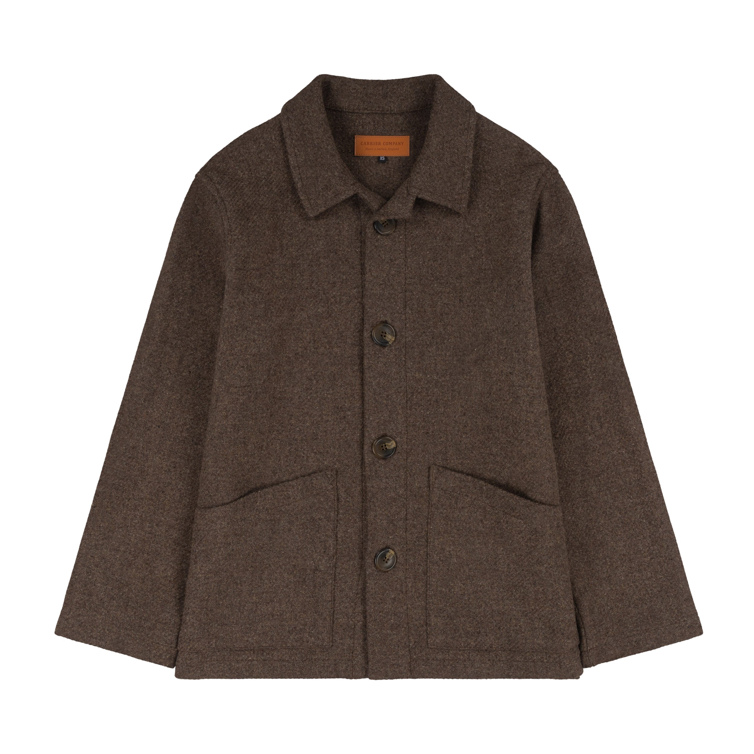 Carrier Company Plain Wool Jacket In Ivor