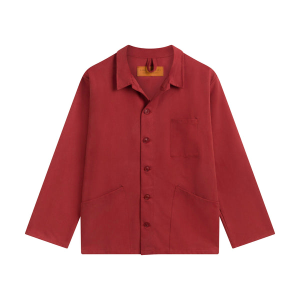 【ATELIER & REPAIRS】French work jacket XL VINTAGE French Worker Work CHORE Jackets - Royal/Cobalt Blue