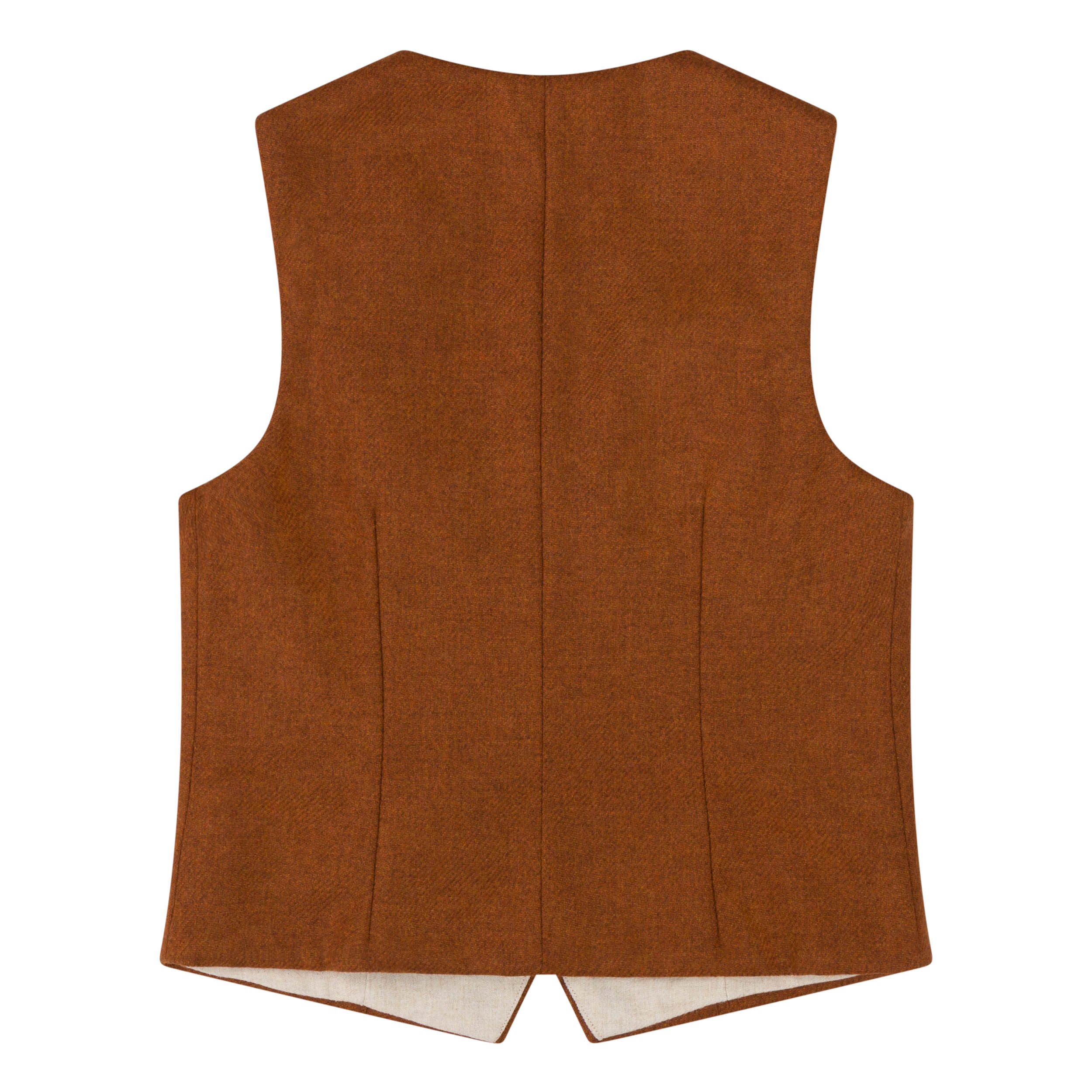 Carrier Company Women's Wool Waistcoat in Ginger