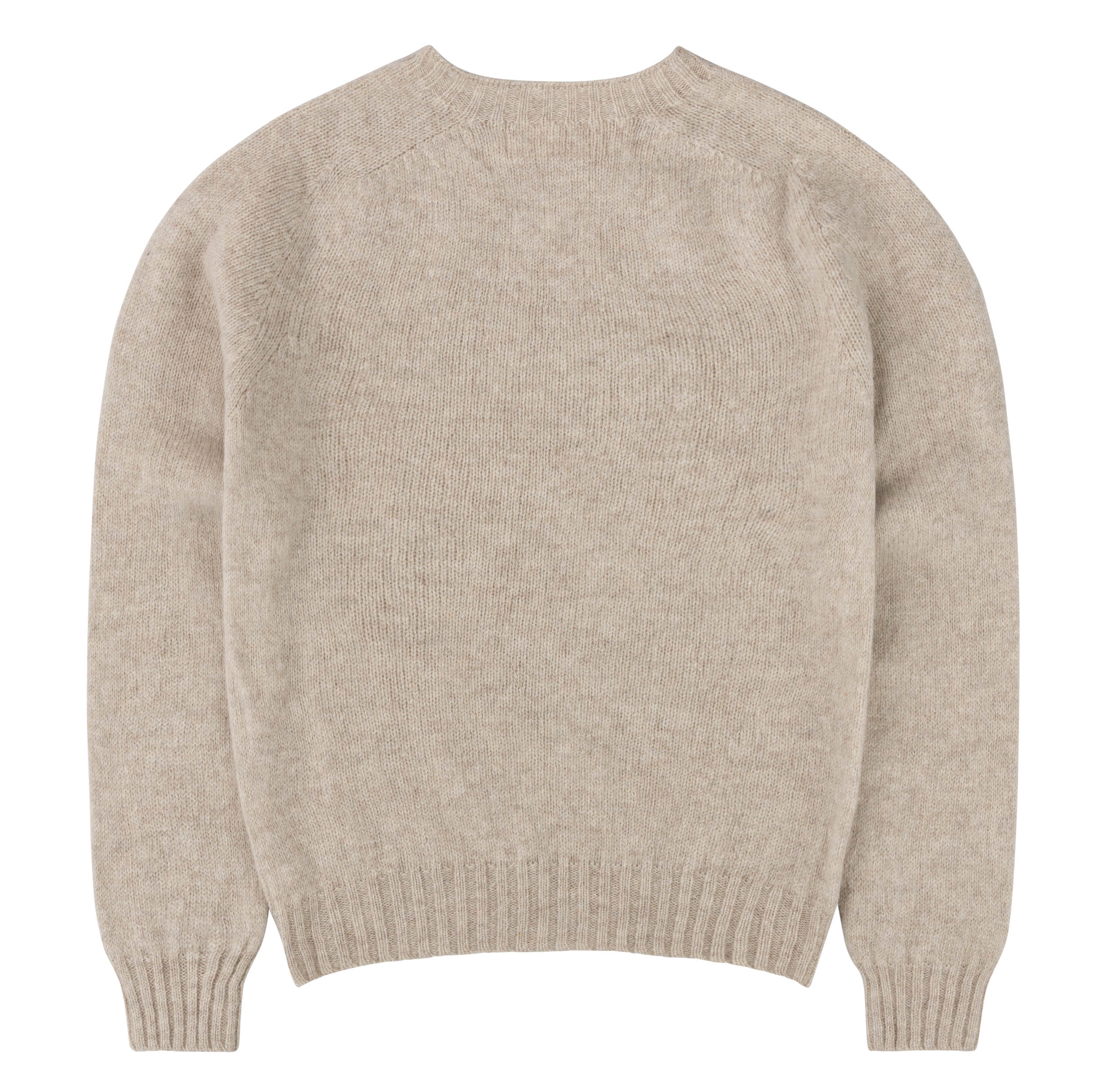 Carrier Company Shetland Lambswool Jumper in Putty