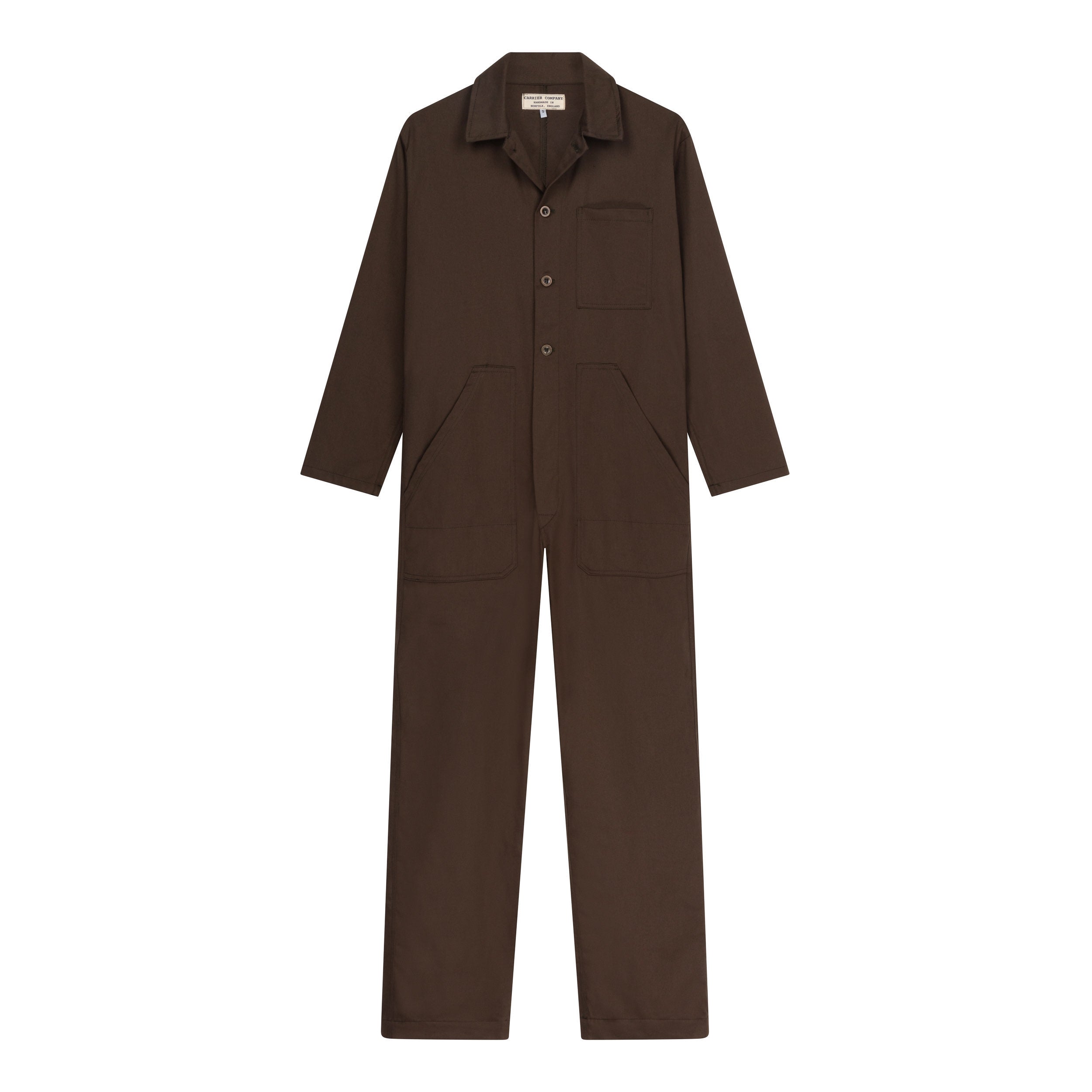 Carrier Company Boiler Suit in Olive Drill