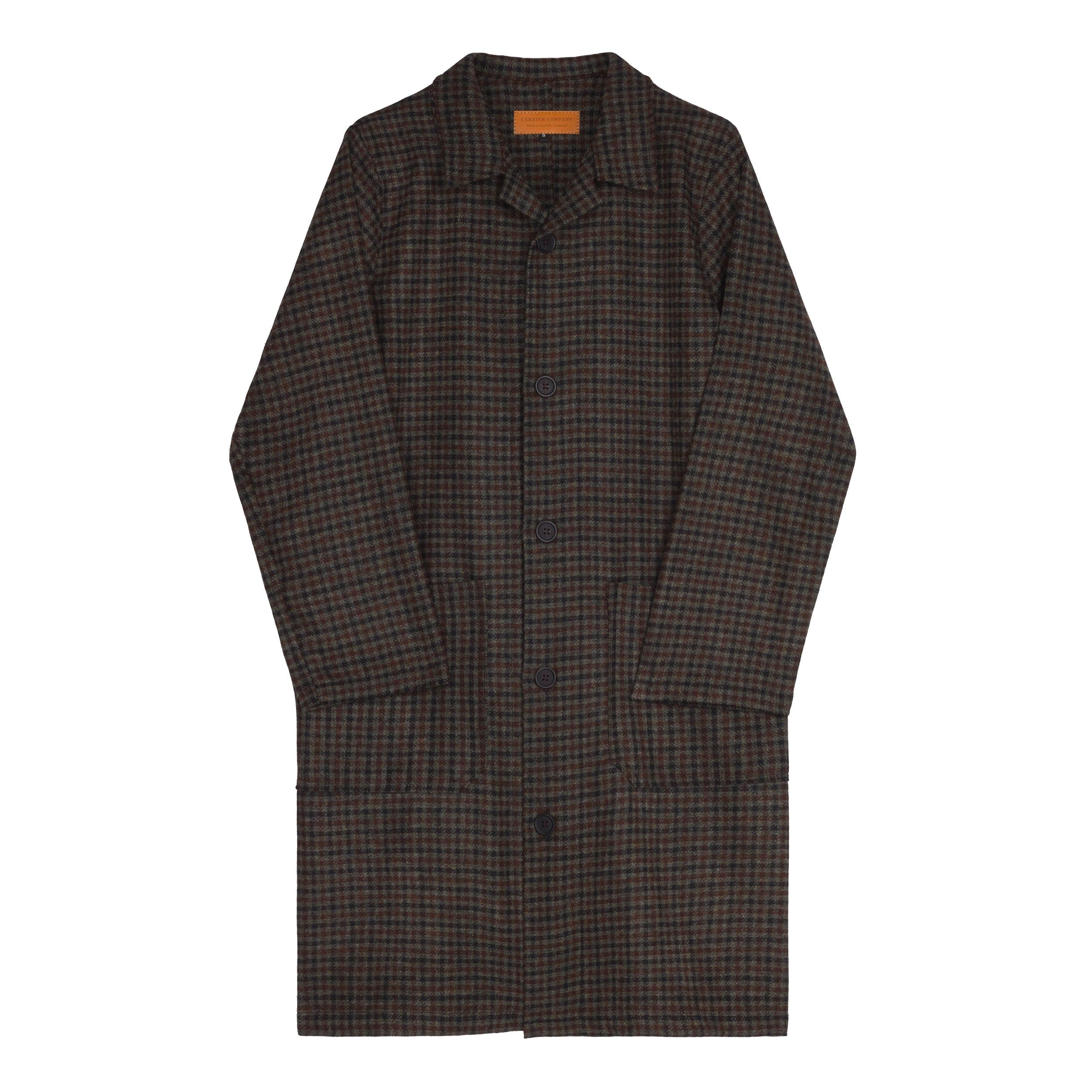 Carrier Company Wool Coat in Houndstooth