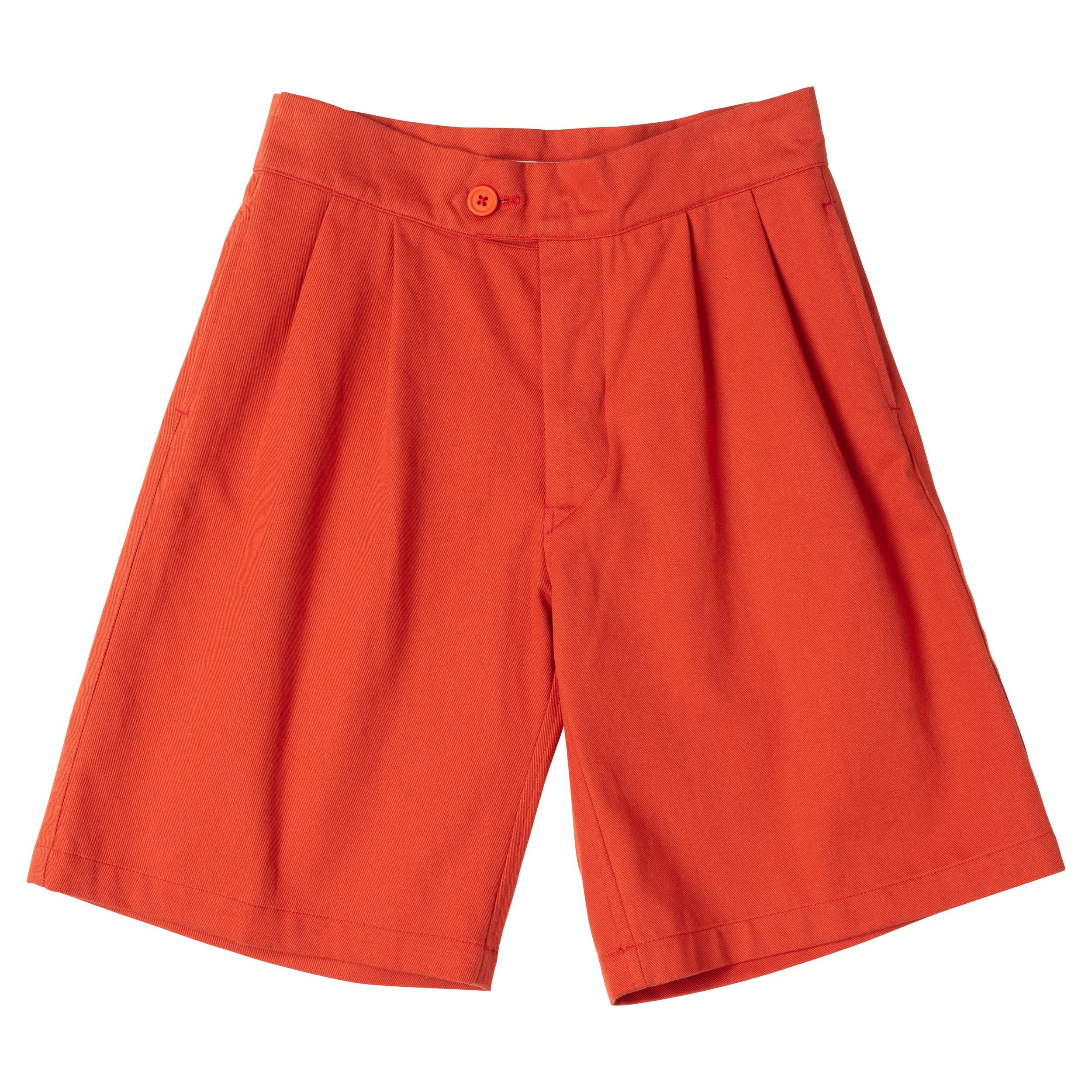 Carrier Company Ladies Shorts in Orange