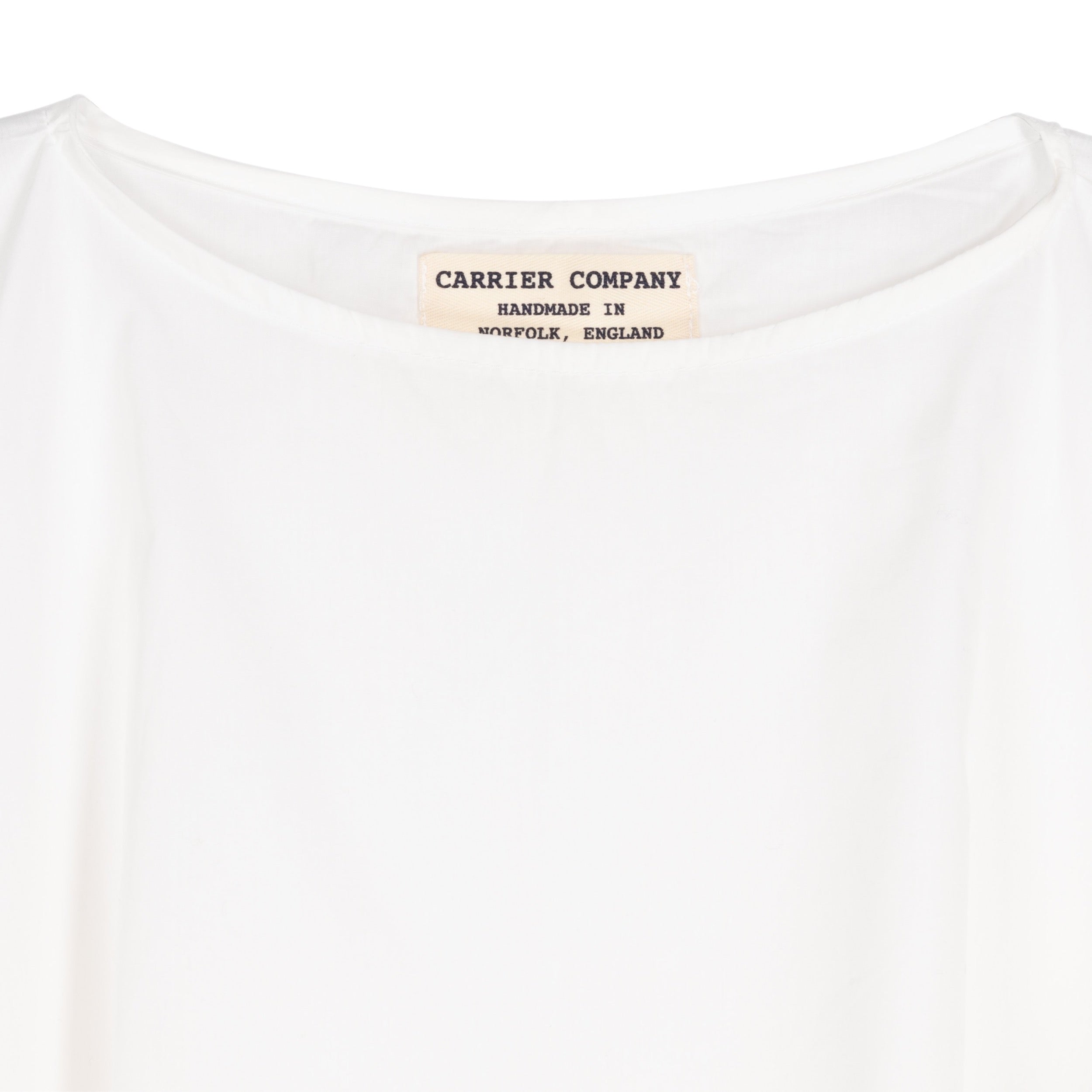 Carrier Company White Cotton Tee Shirt
