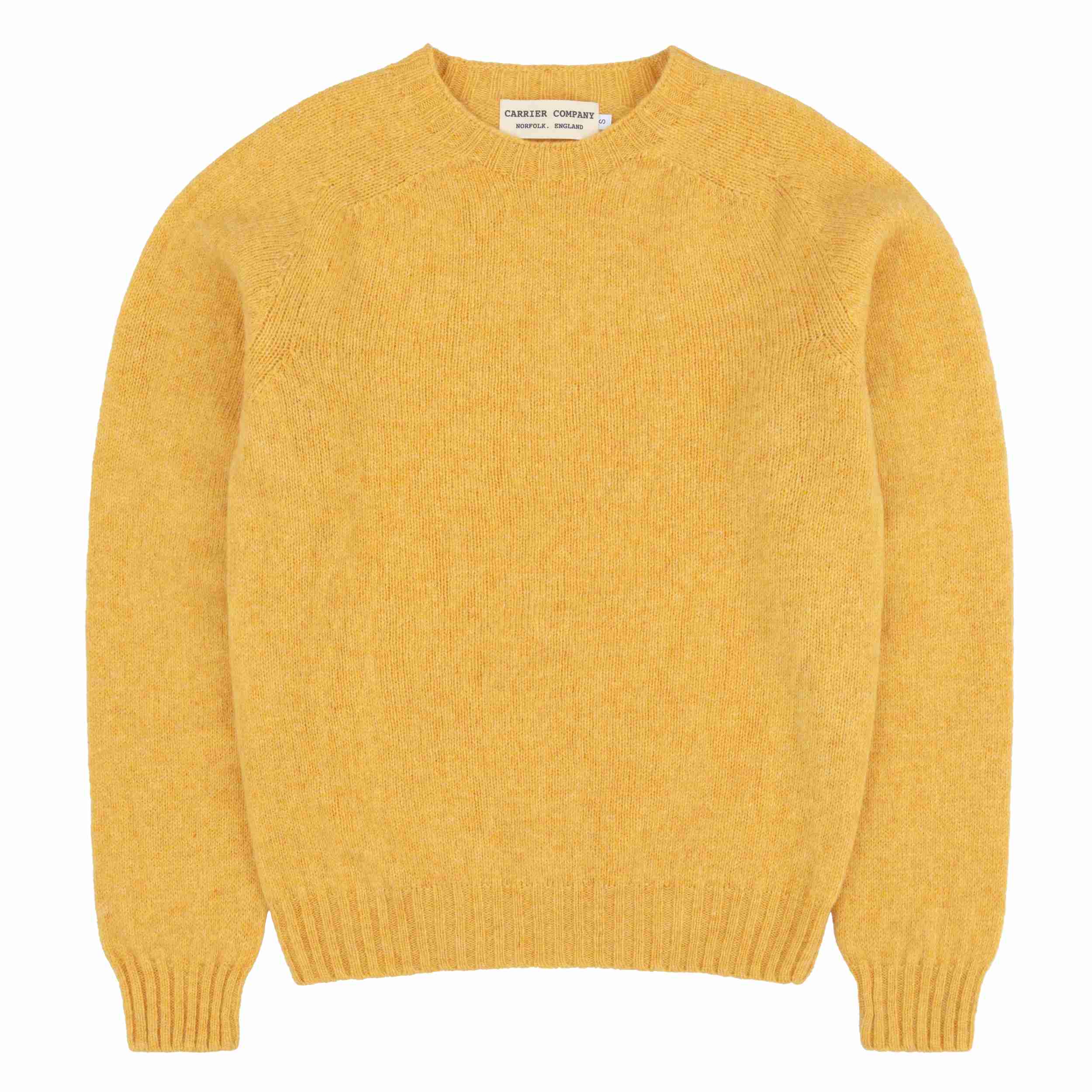 Carrier Company Shetland Lambswool Jumper in Chamomile