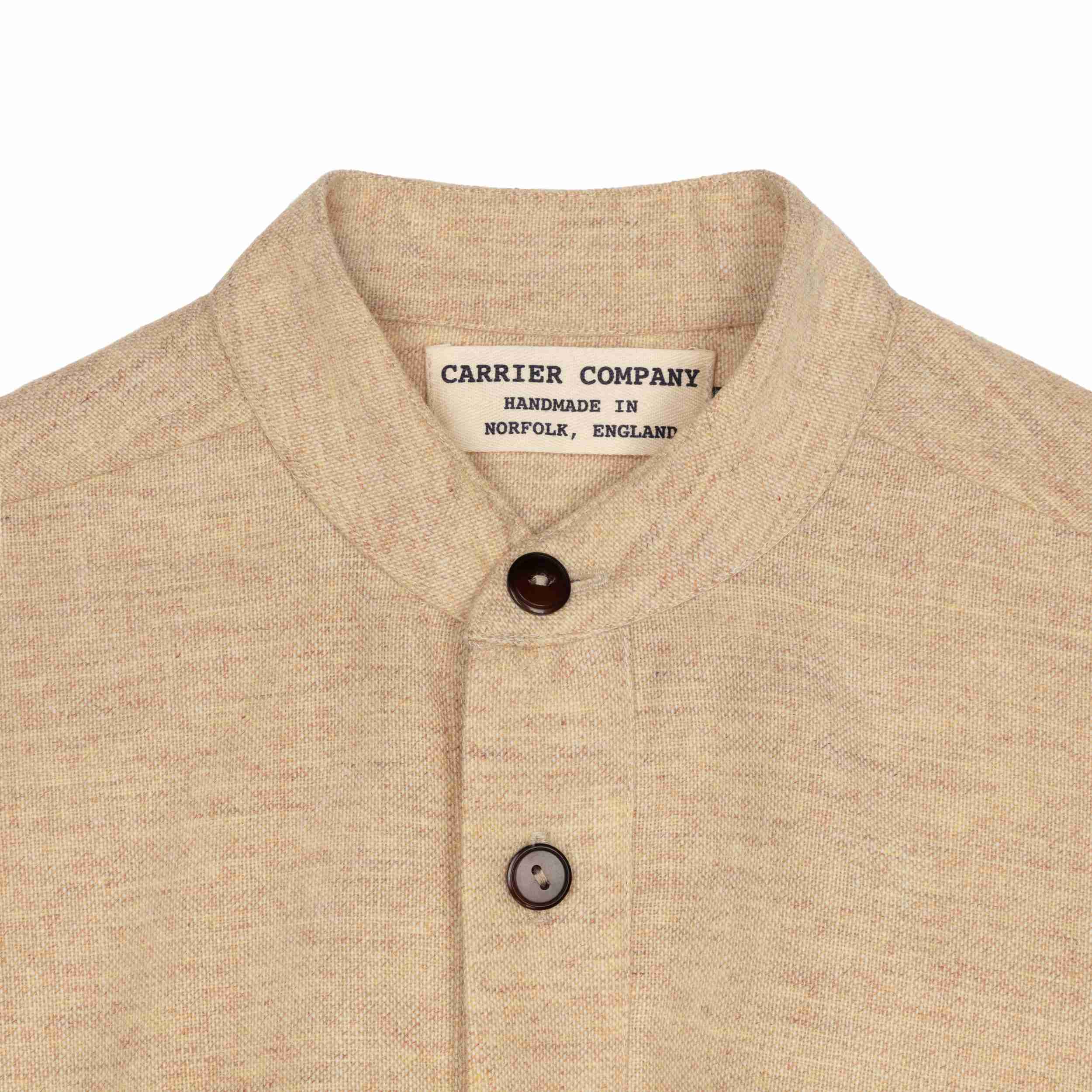Carrier Company Wool Overshirt in BarleyStraw