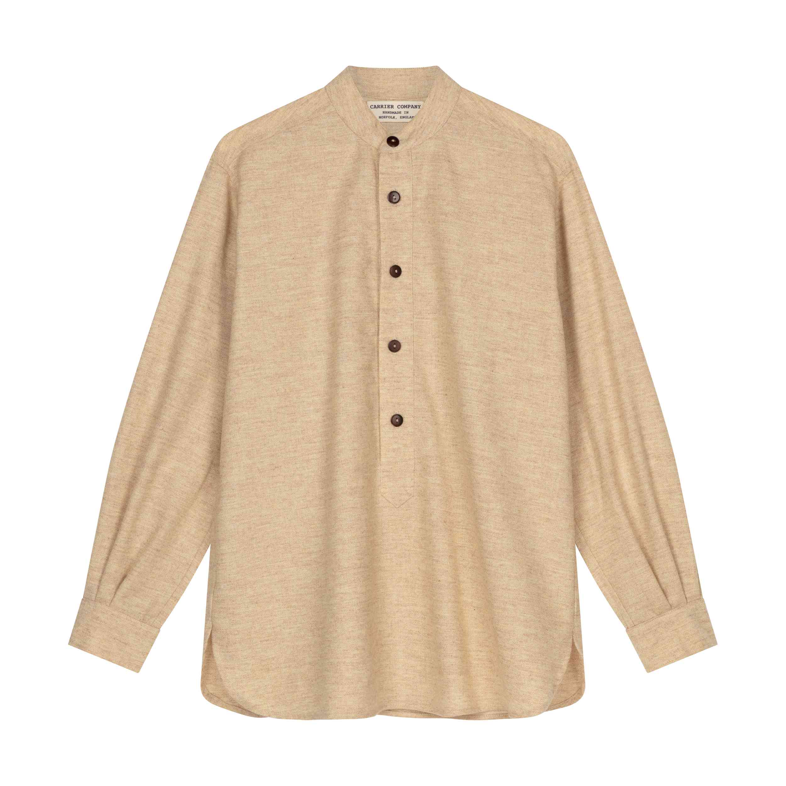 Carrier Company Wool Overshirt in Barley Straw