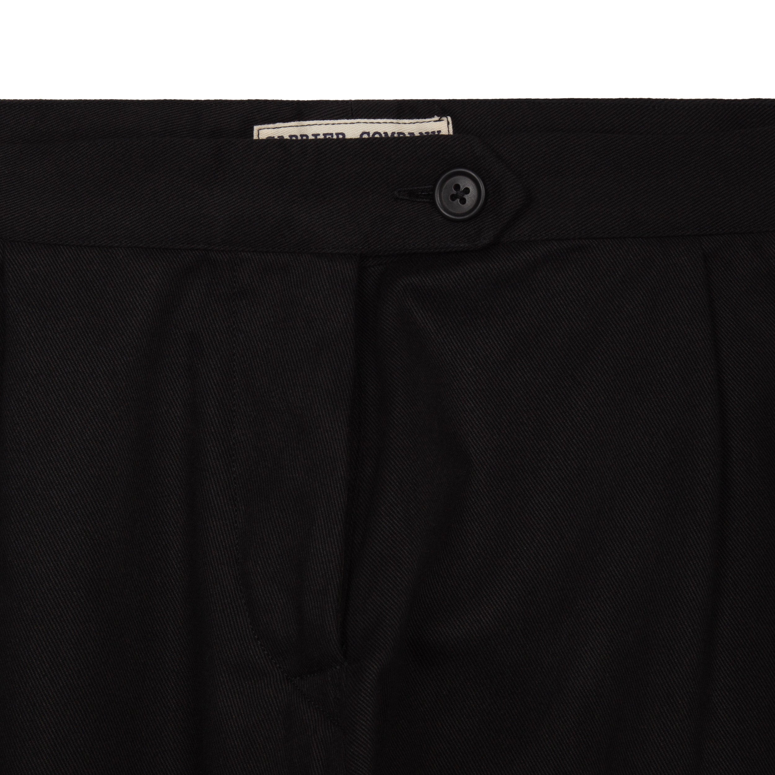 Carrier Company Cropped Trouser in Black