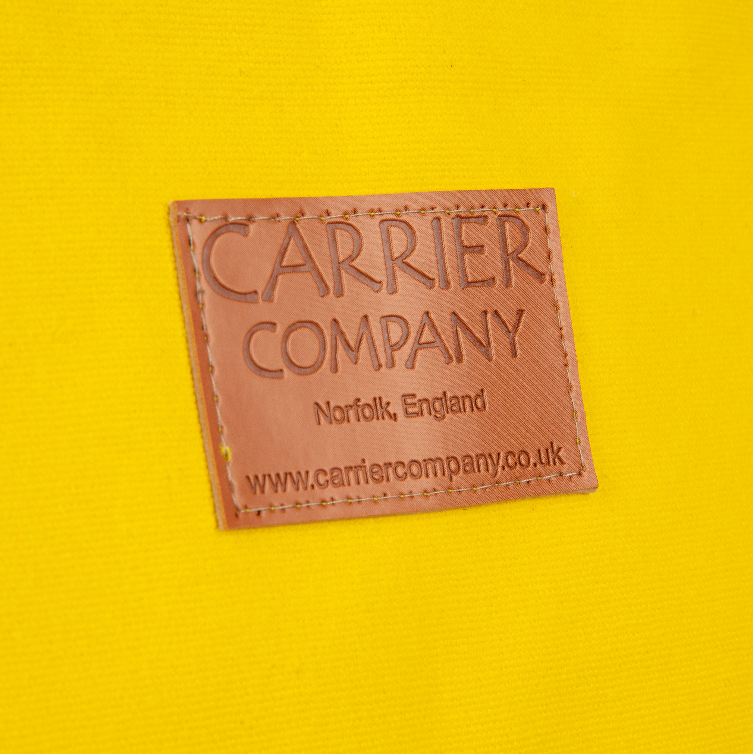 Carrier Company Beach Bag in Yellow Canvas