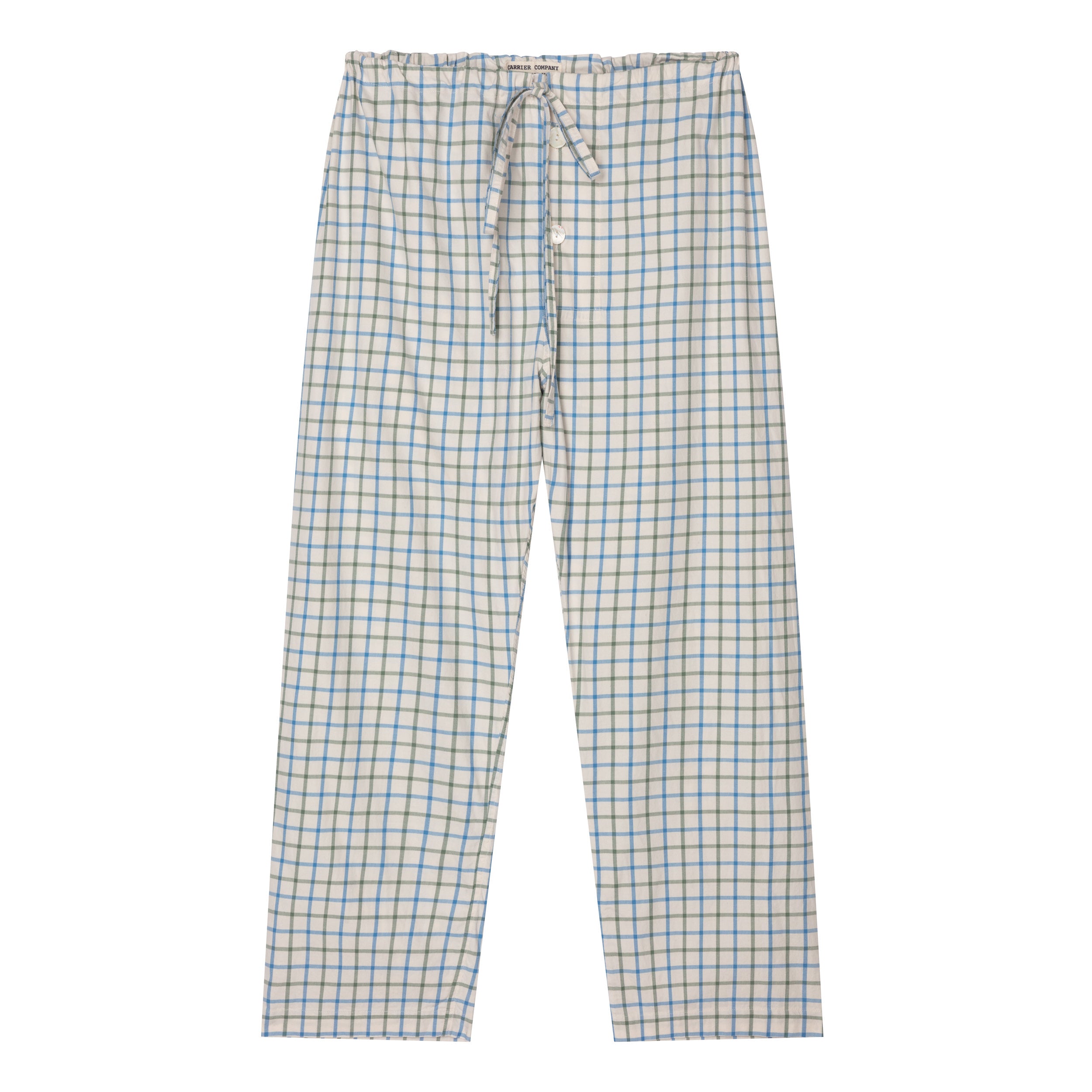 Carrier Company superior Cotton Pyjama In Blue & Green Check