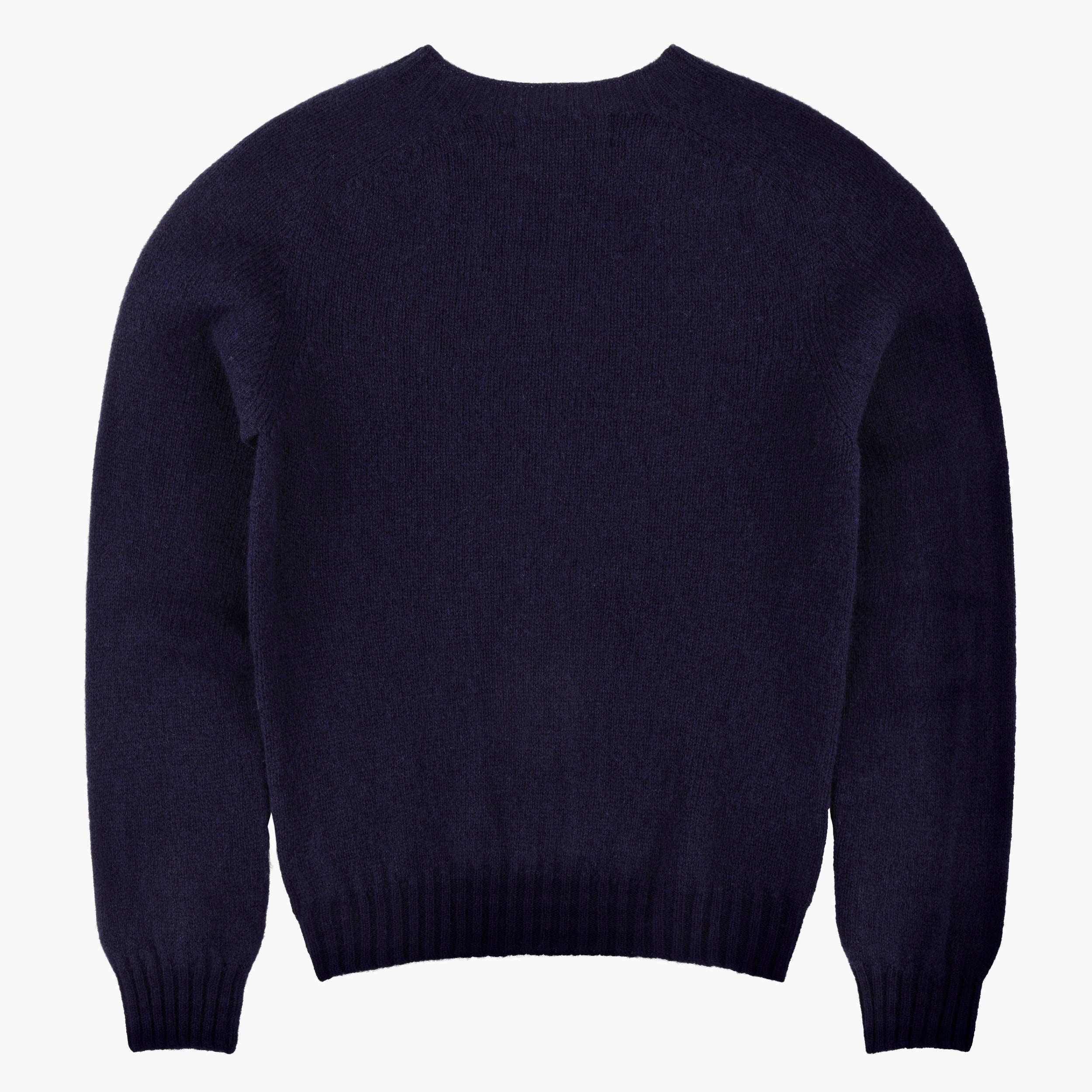 Carrier Company Shetland Lambswool Jumper in Navy