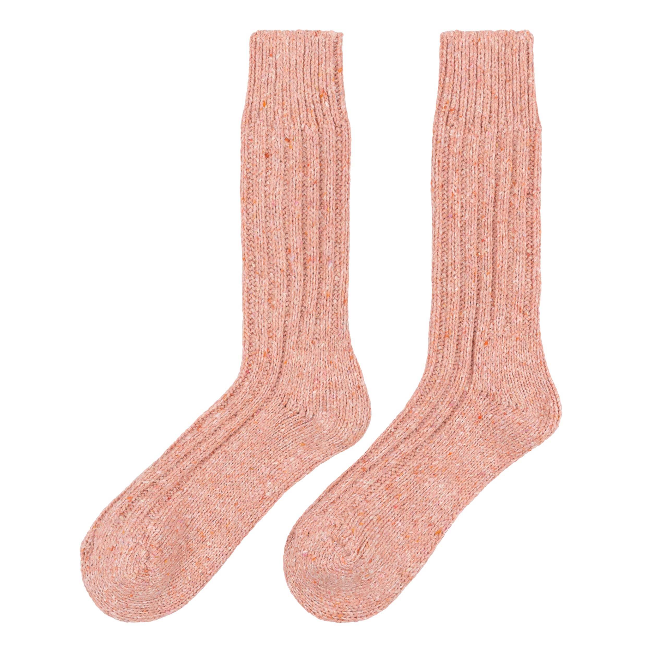 Carrier Company Aran Wool Sock in Salmon