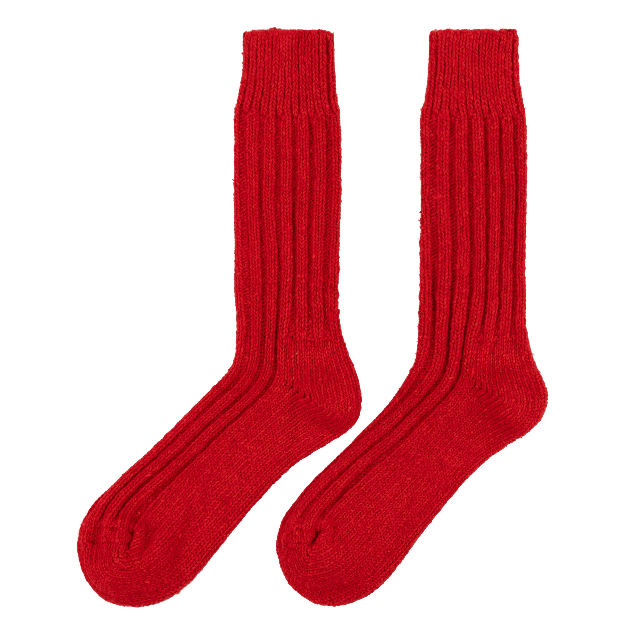 Carrier Company Aran Wool Sock in Red