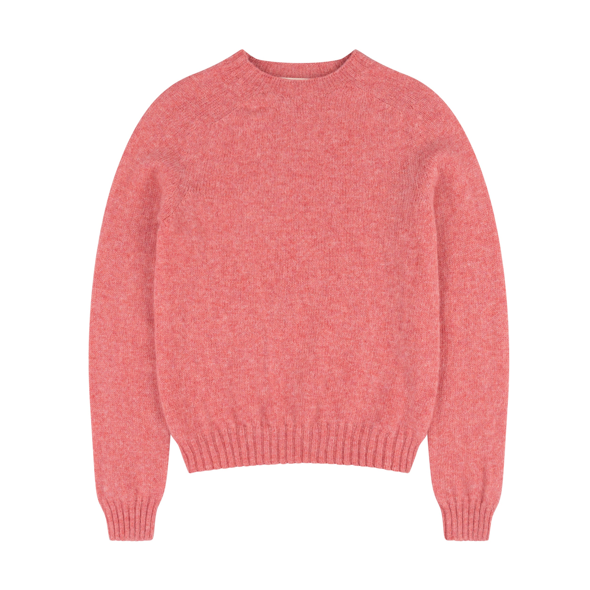 Carrier Company Shetland Lambswool Jumper in Salmon