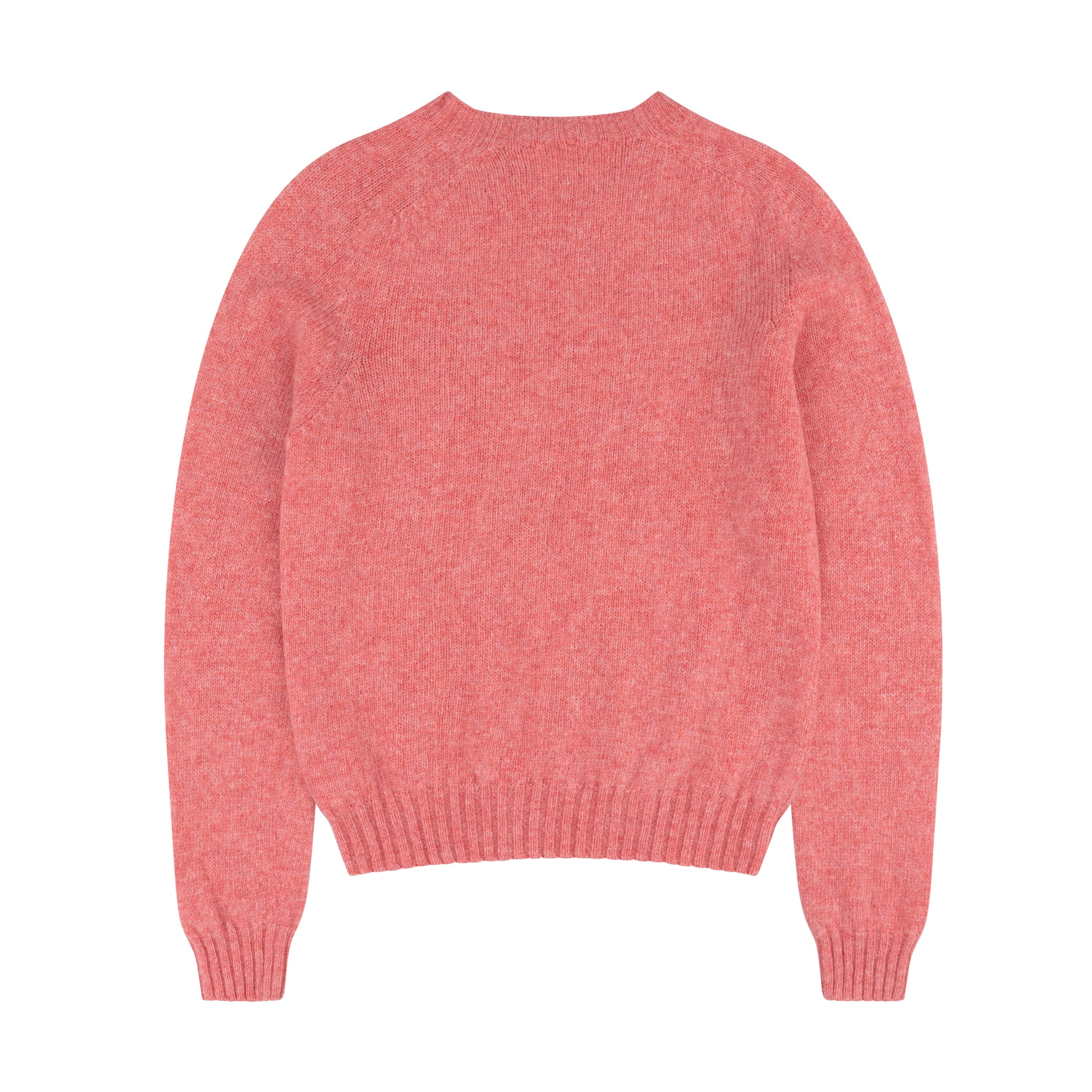 Carrier Company Shetland Lambswool Jumper in Salmon