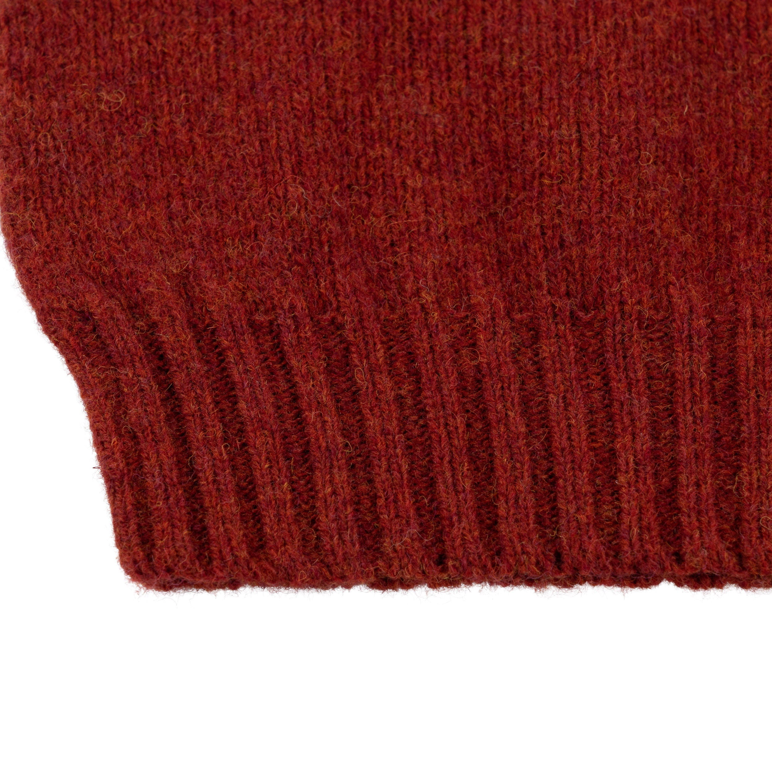 Carrier Company Shetland Lambswool Jumper in Blaze