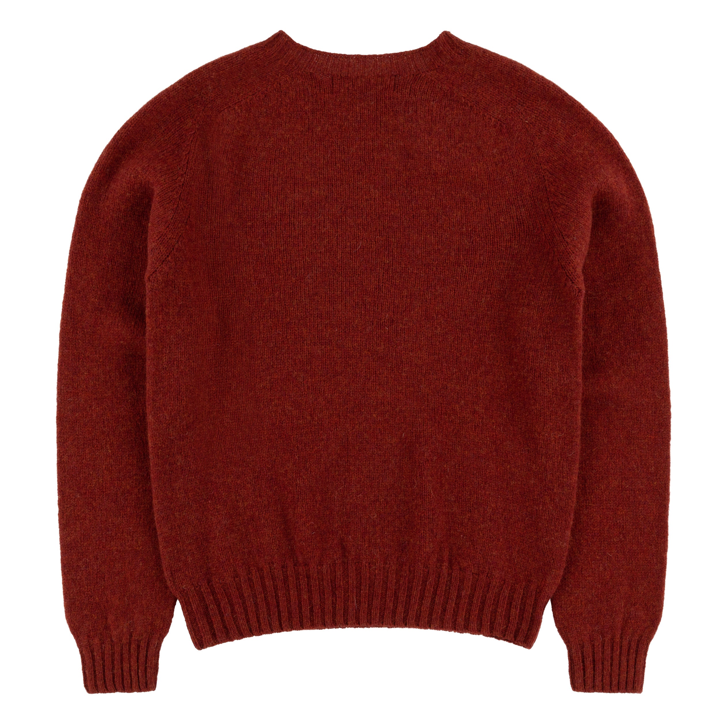 Carrier Company Shetland Lambswool Jumper in Blaze