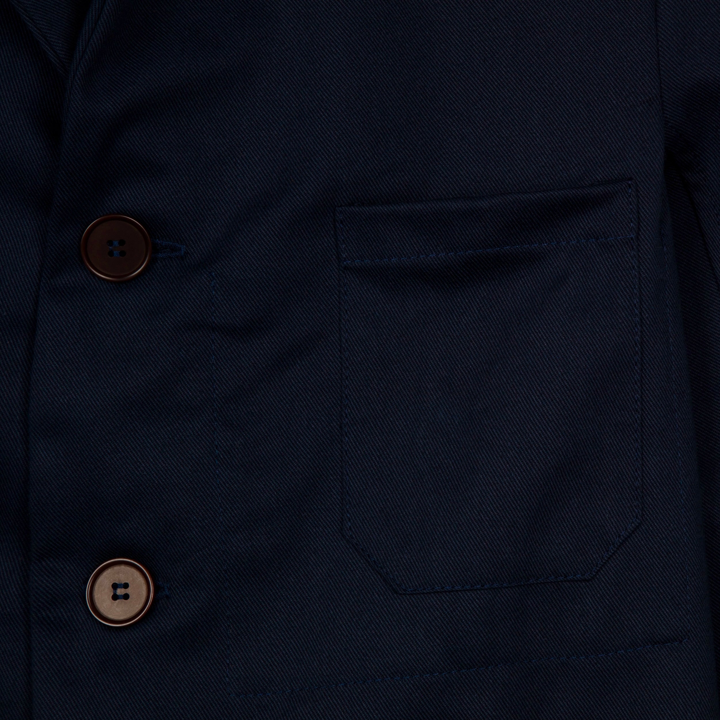 Carrier Company 3 Button Jacket in Navy Drill