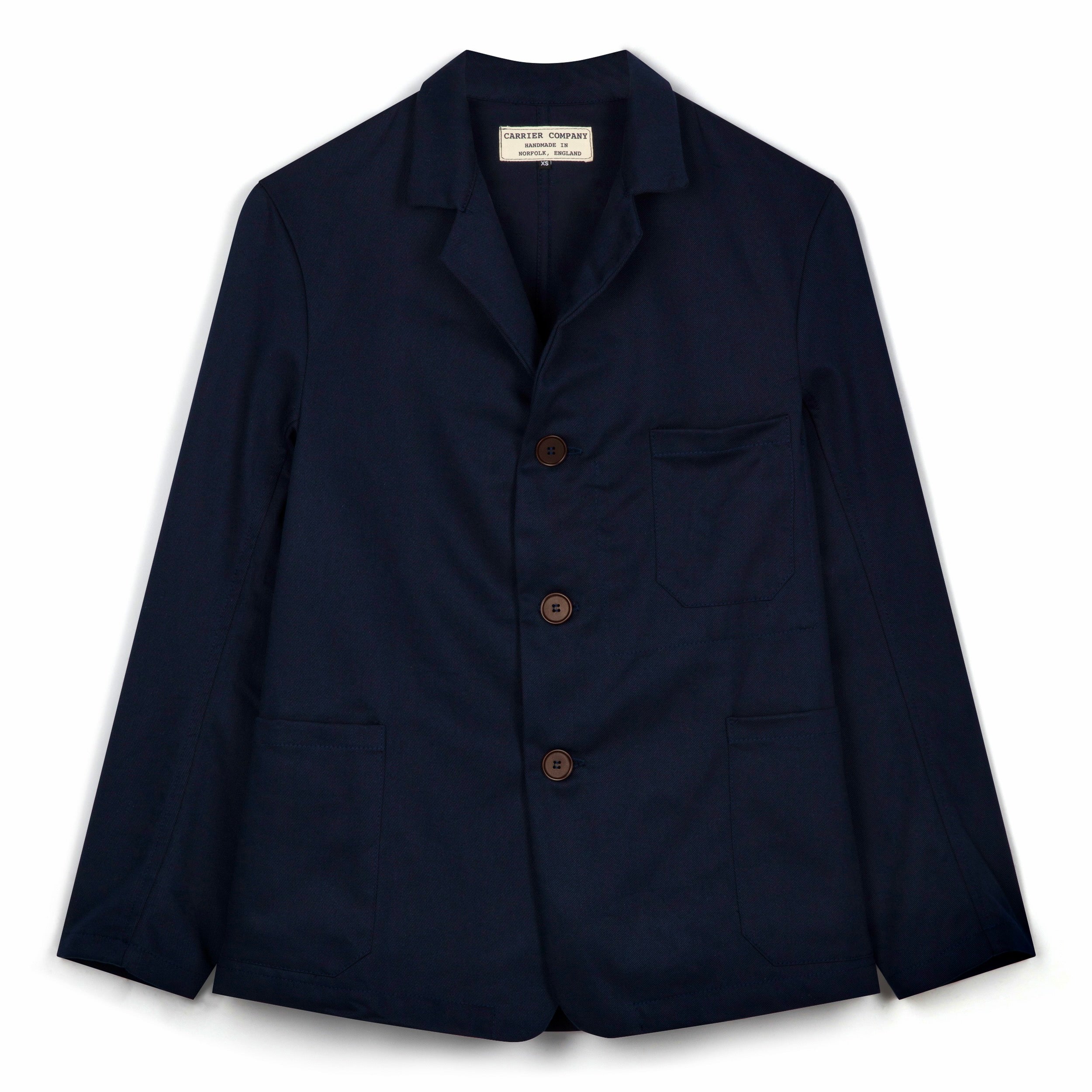 Carrier Company 3 Button Jacket in Navy Drill