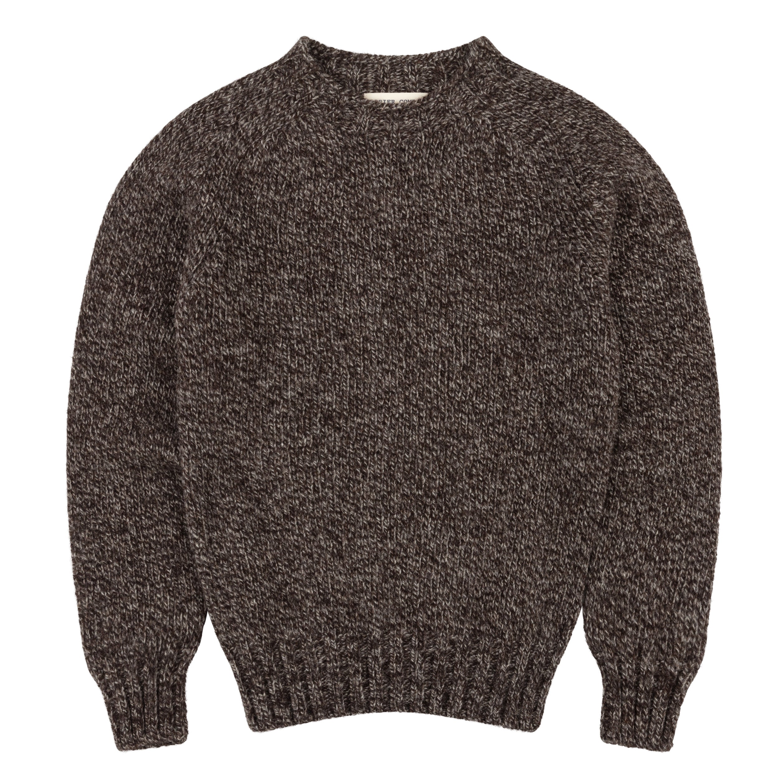 Carrier Company Heavy Heritage Breed Lambswool Jumper in Jacob