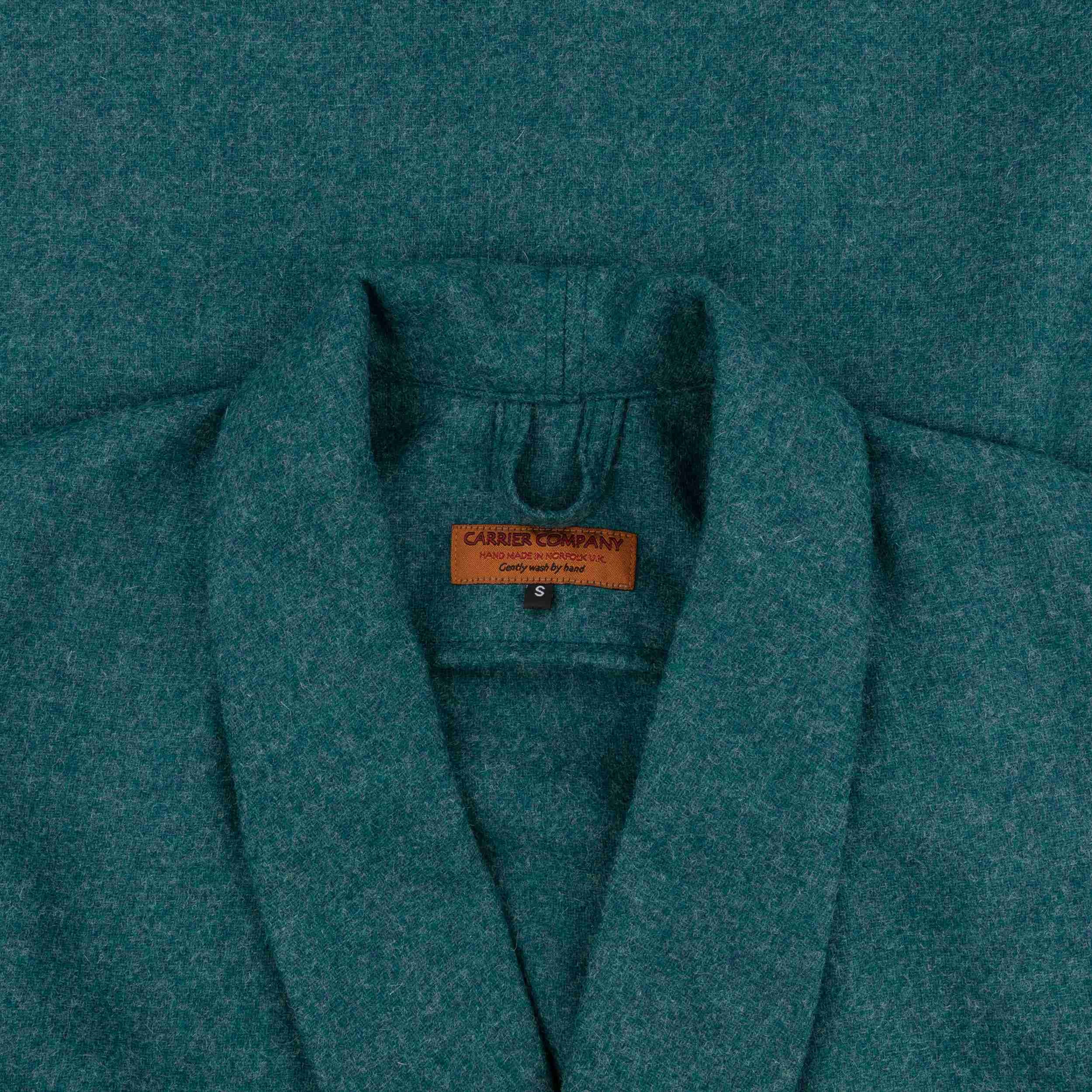 Carrier Company Luxurious Wool Dressing Gown in New Teal