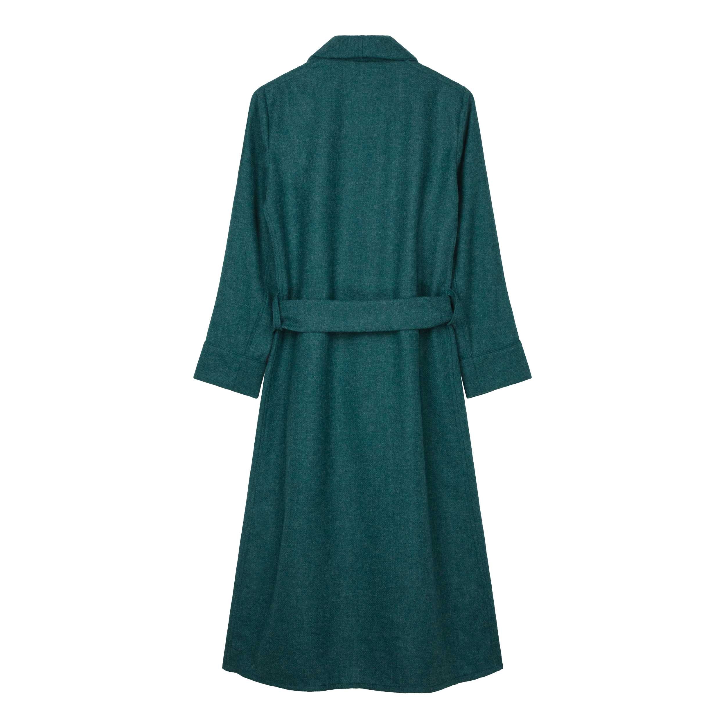 Carrier Company Luxurious Wool Dressing Gown in New Teal