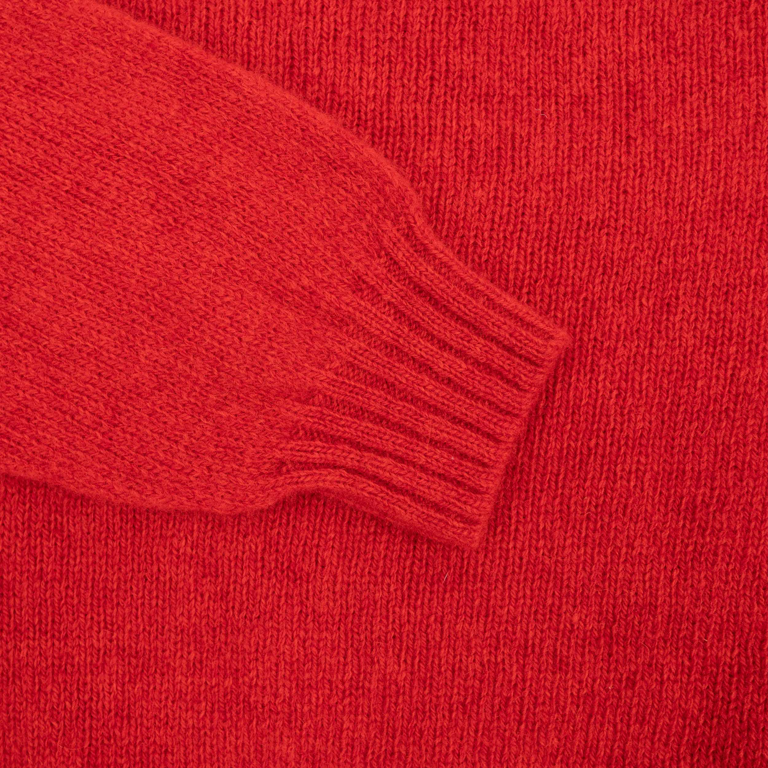 Carrier Company Shetland Lambswool Jumper in Scarlett