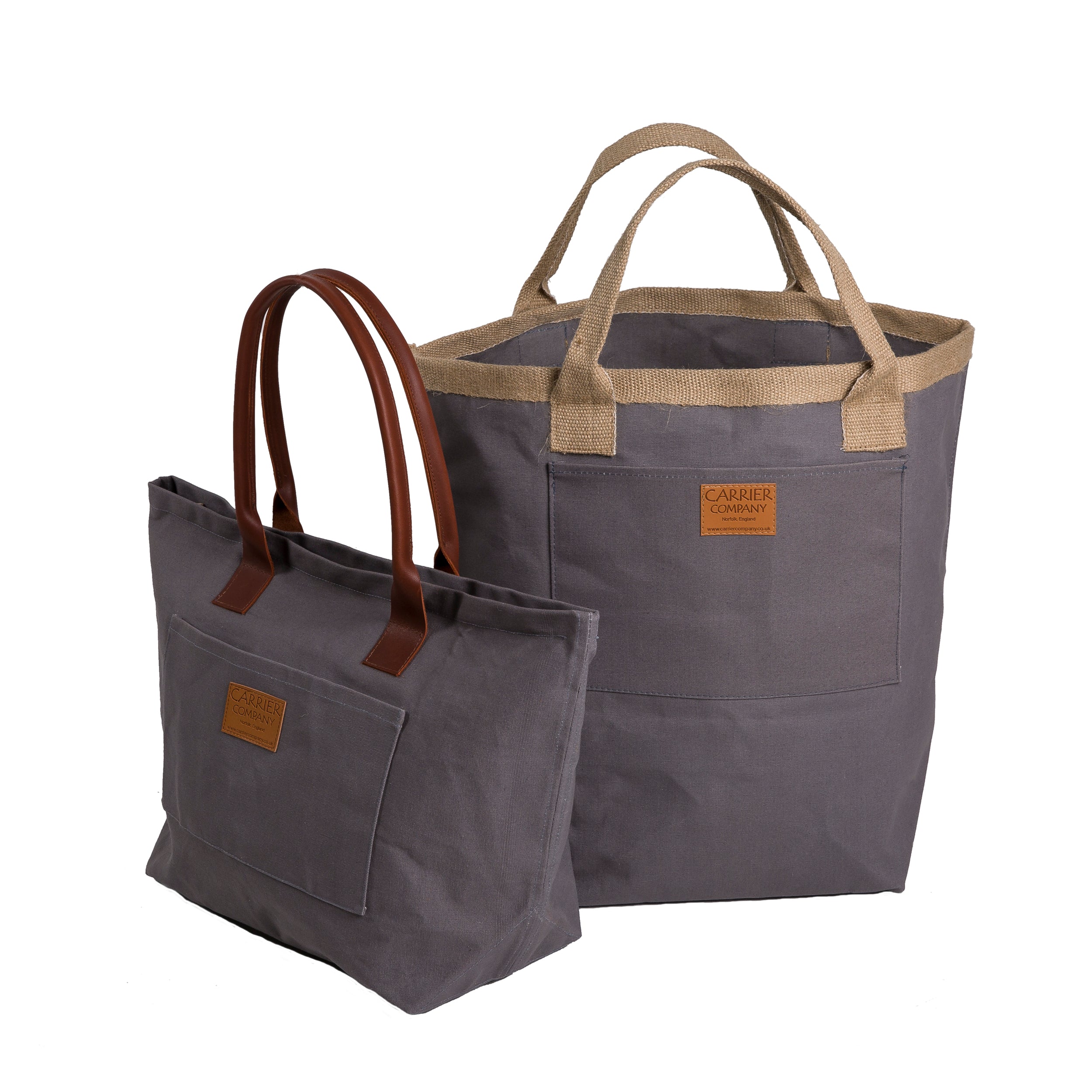 Carrier Company Shopper Set in Dove Grey