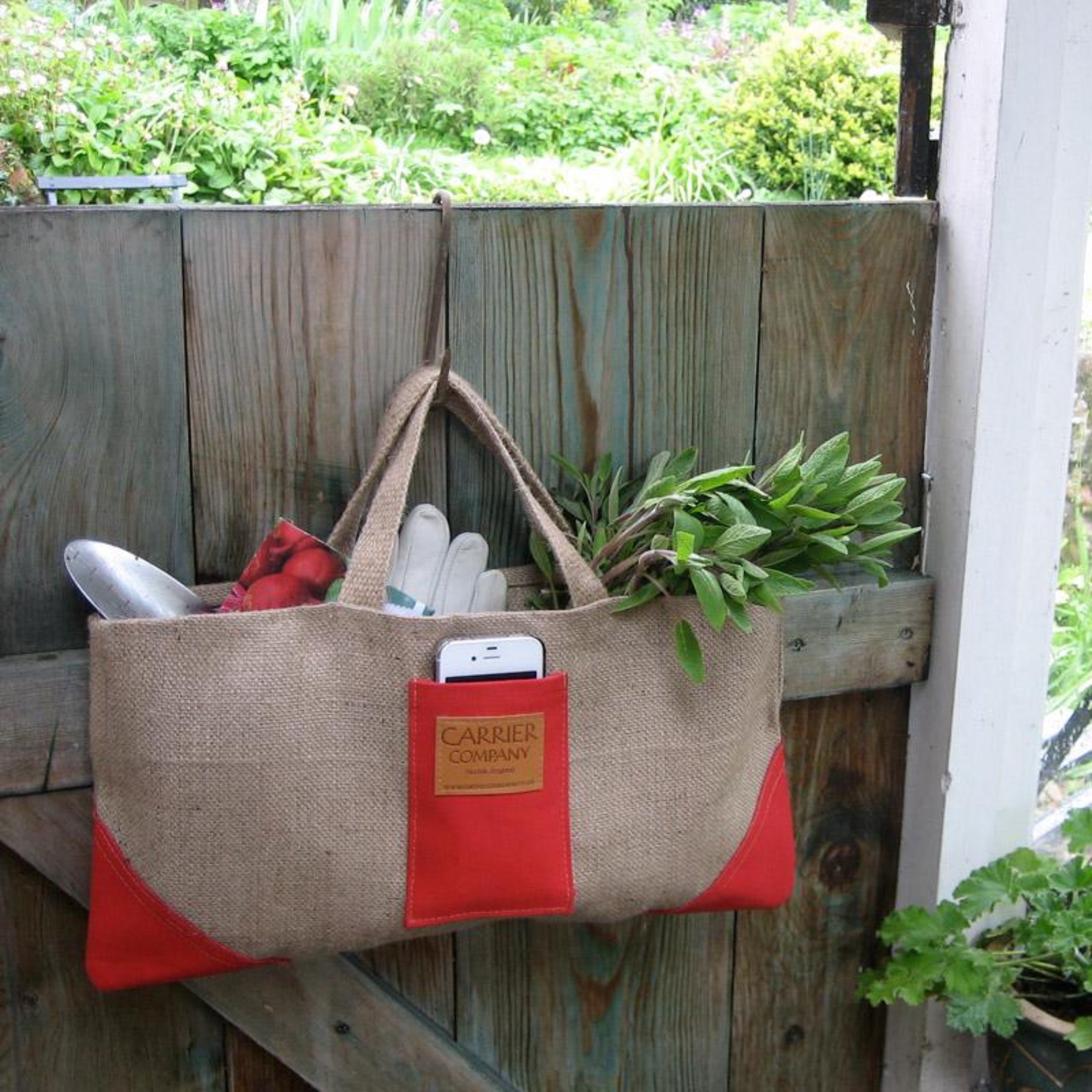 Carrier Company Back Door Gardening Bag in Orange