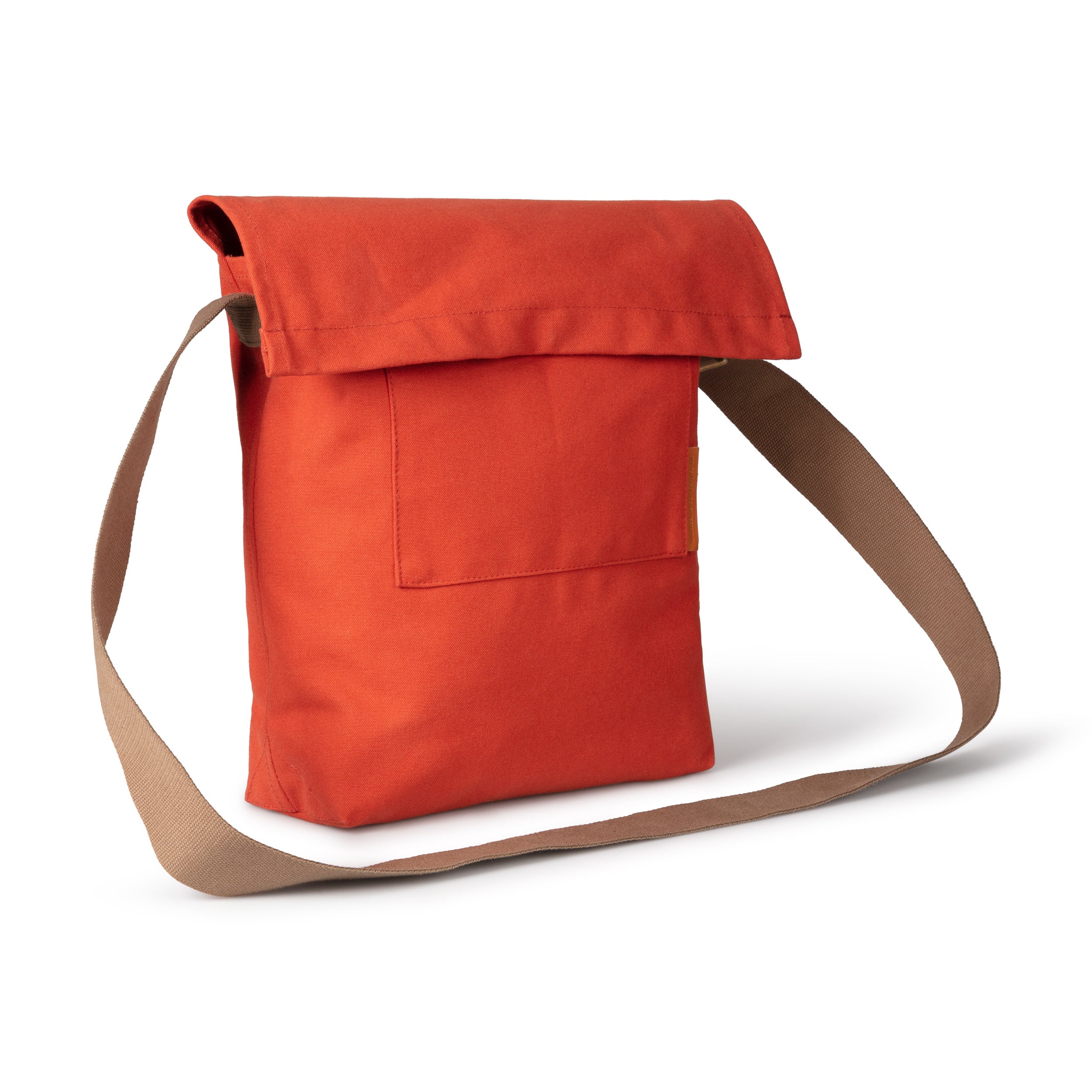 Carrier Company Small Satchel in Orange