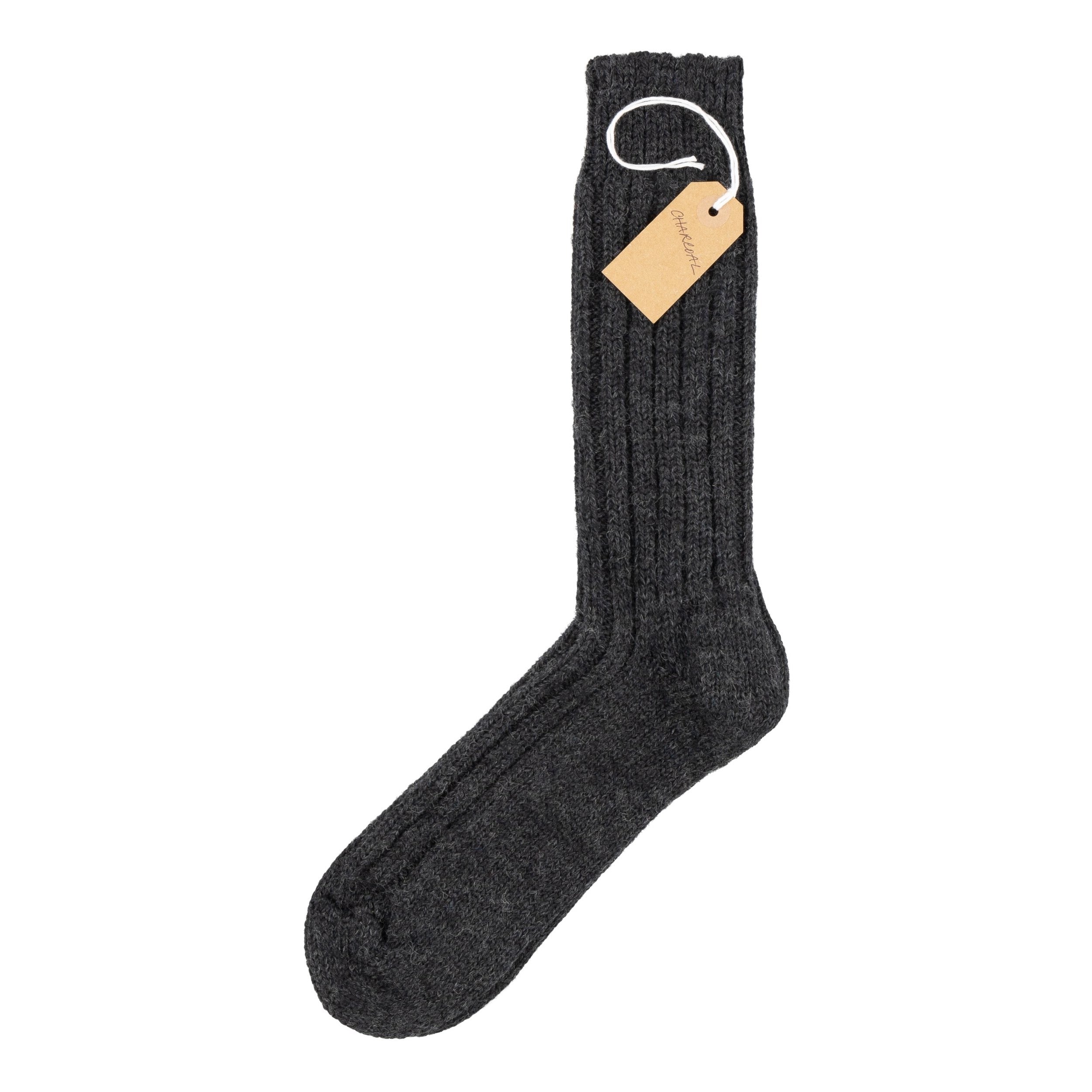 Carrier Company Wool Sock in Charcoal