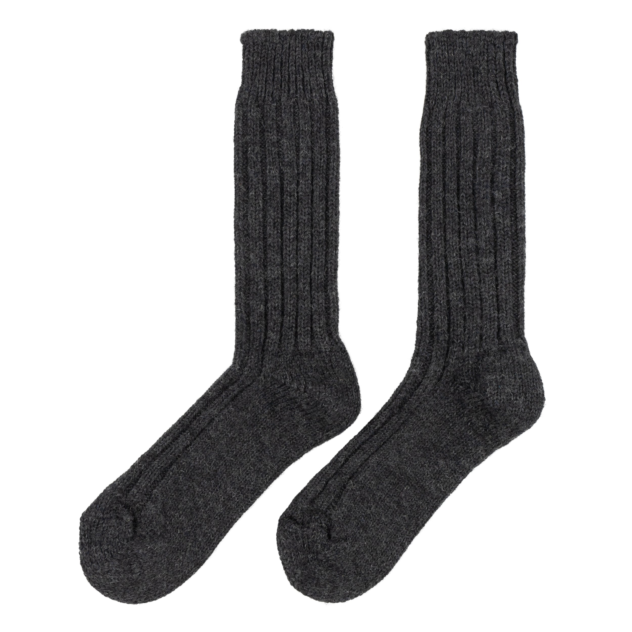 Carrier Company Wool Sock in Charcoal