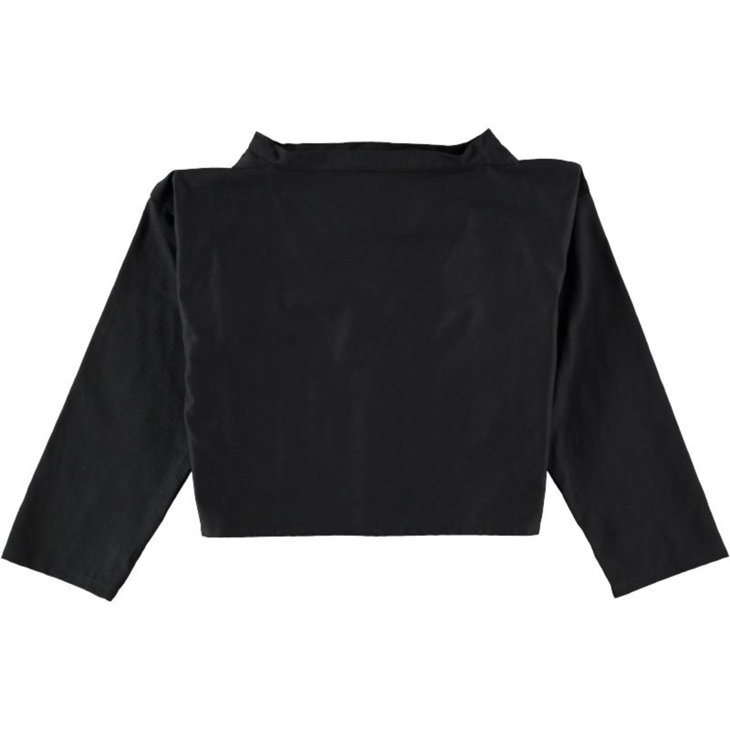 Carrier Company Cropped Smock  in Black