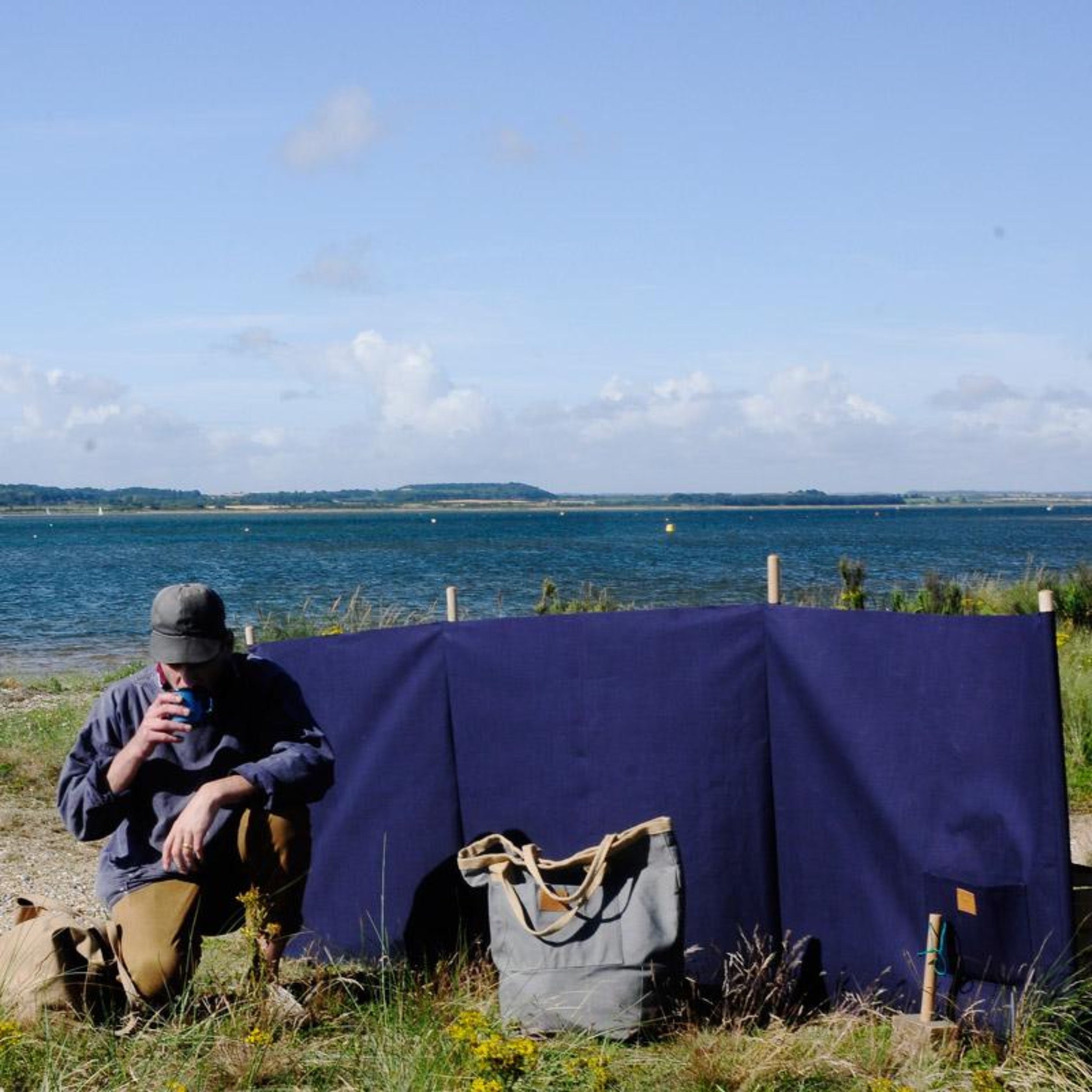 Carrier Company Canvas Windbreak in Navy